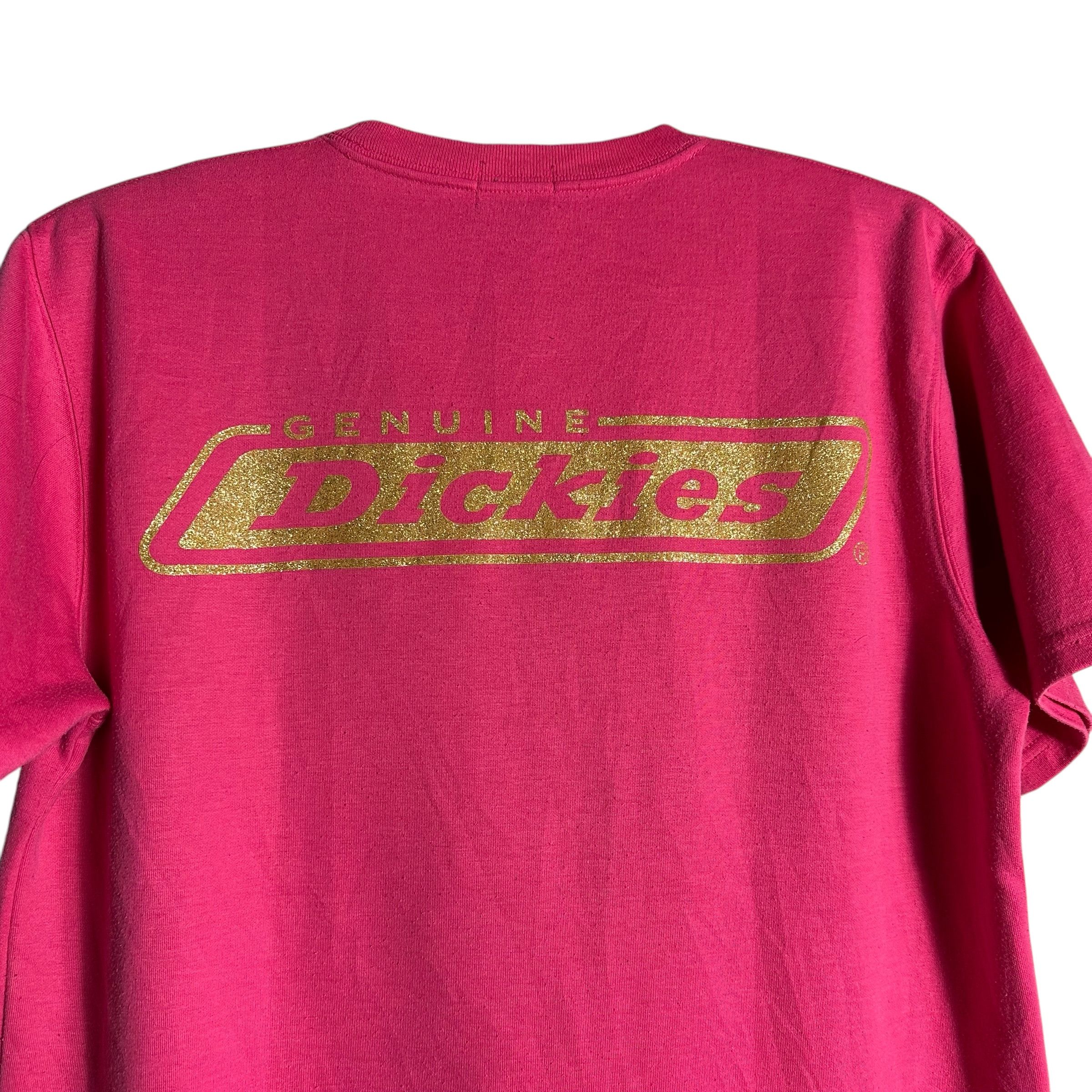 Dickies 🔥RARE🔥Vintage Genuine Dickies Spell Out T-shirt (028) Size US L / EU 52-54 / 3 - 2 Thumbnail