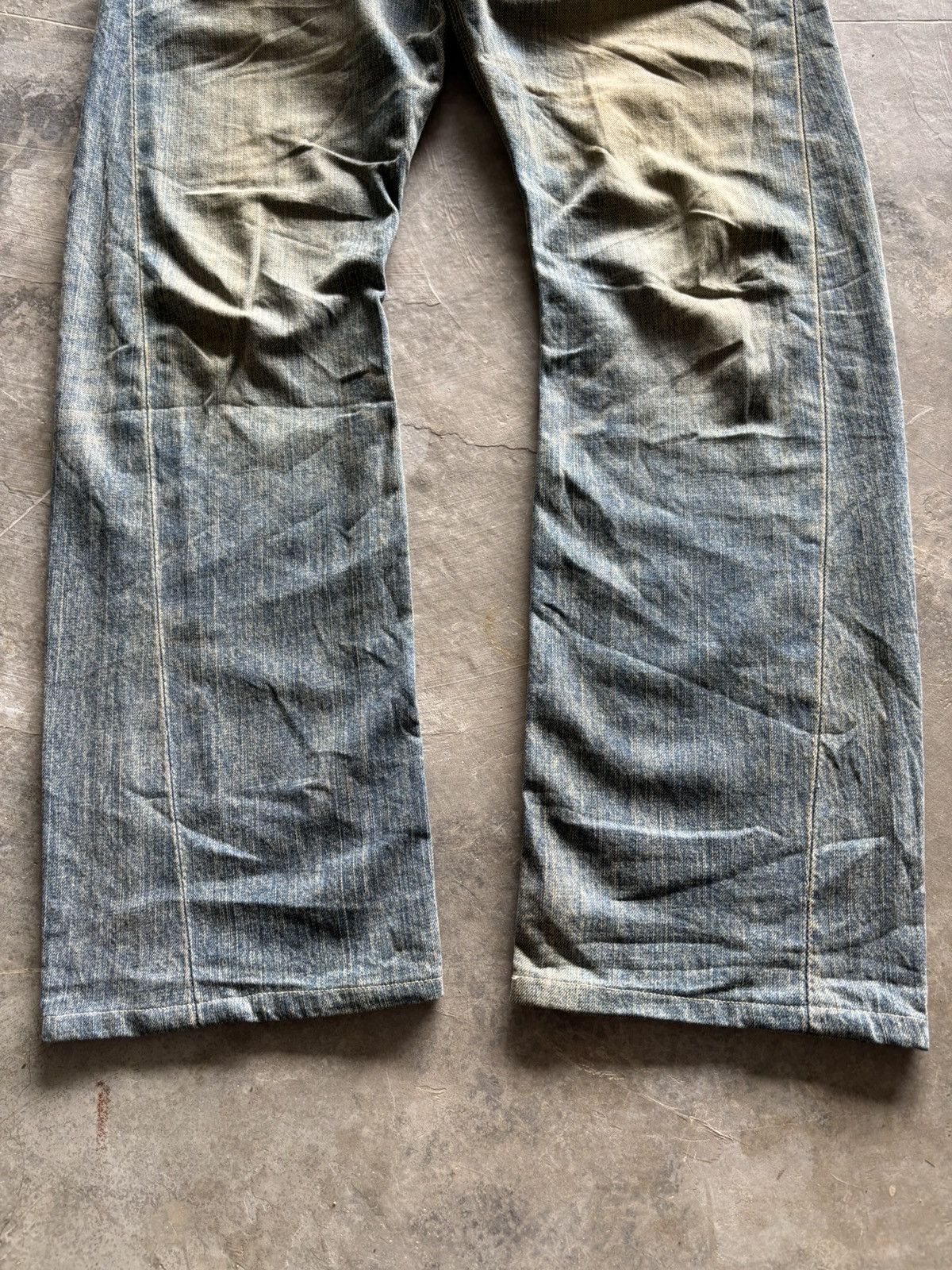 Hysteric Glamour Sick twist rusty denim backnumber japanese jeans punk grunge Size US 35 - 11 Thumbnail