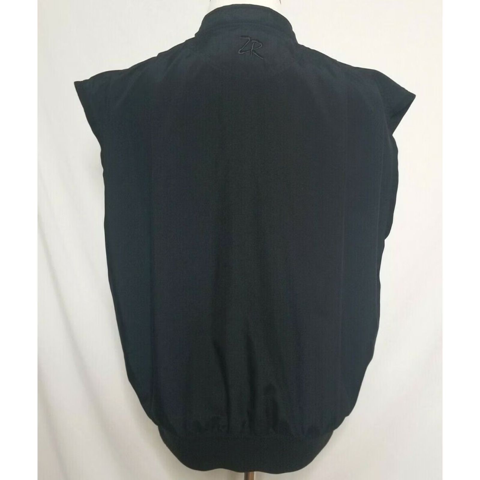 Vintage VINTAGE Zero Restriction Vest Golf Windbreaker Sleeveless Black Snap Collar M Mens Size US M / EU 48-50 / 2 - 3 Thumbnail