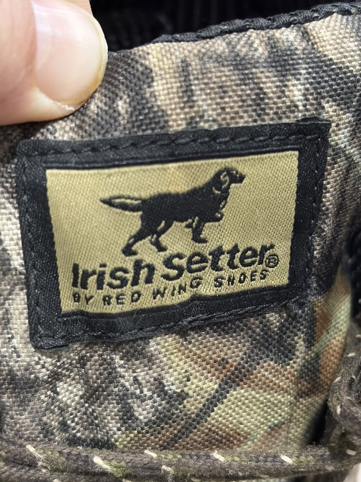 Red Wing Irish Setter Boots Mens Camo 800g Thinsulate Gore-Tex Size US 12 / EU 45 - 9 Thumbnail