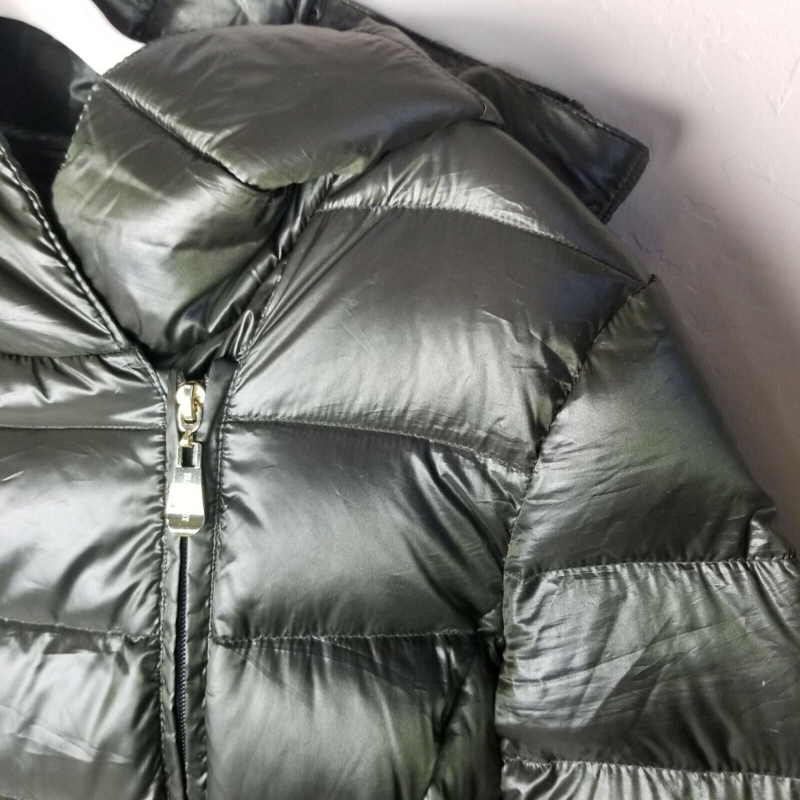 Ellen Tracy Ellen Tracy Womens Puff Jacket Duck Down M Chocolate Brown Size M / US 6-8 / IT 42-44 - 2 Thumbnail