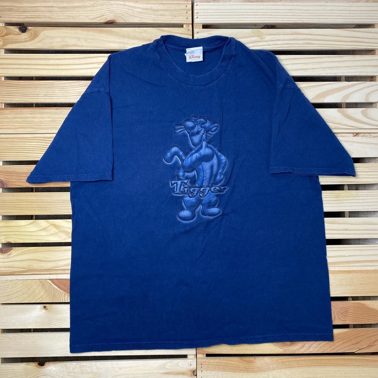 Disney Vintage Disney's Tigger Navy Blue Cartoon Tee Size XL Size US XL / EU 56 / 4 - 1 Thumbnail