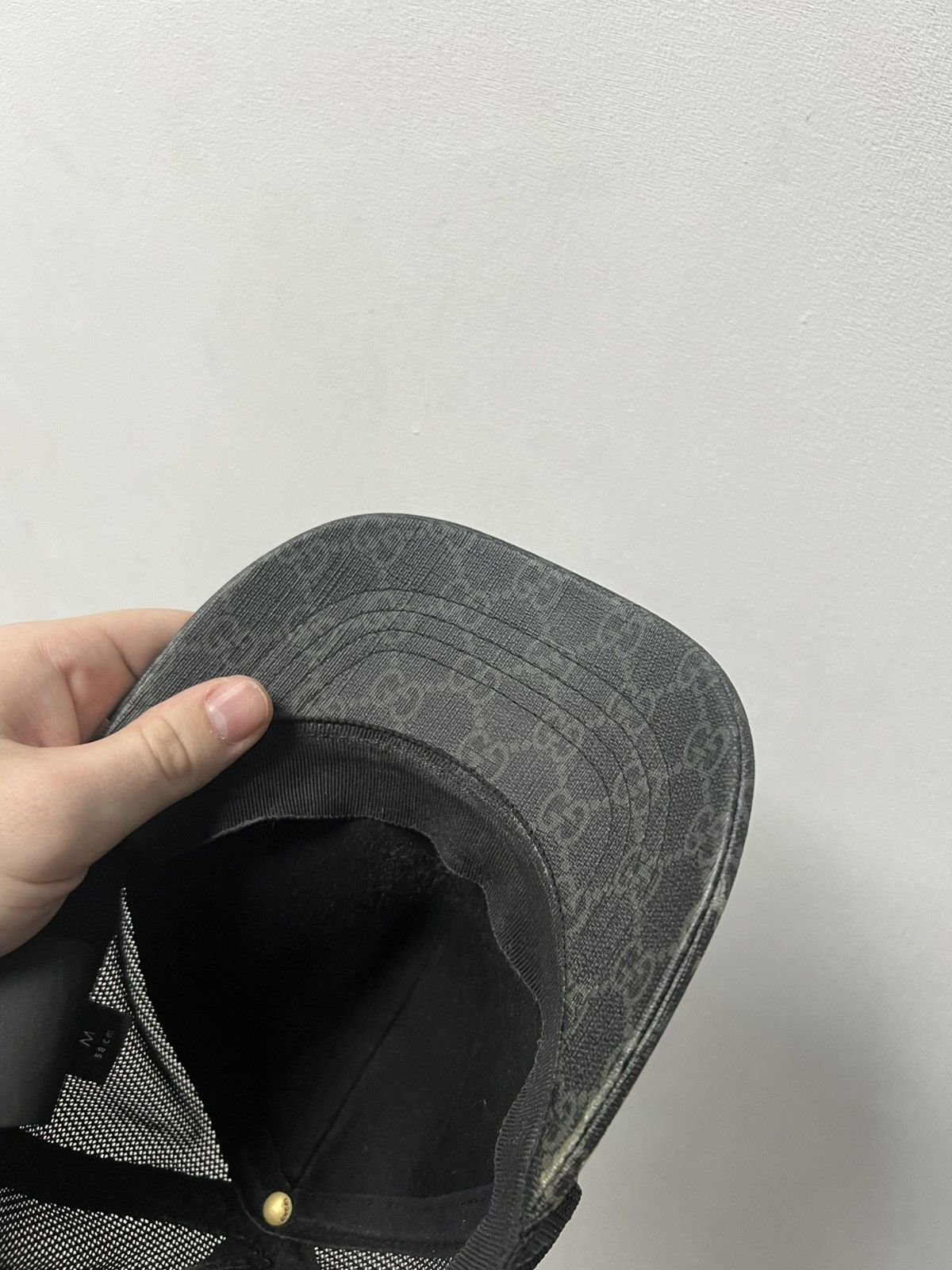 Gucci Gucci Monogram Cap Hat Skake Print Luxury Drill Size ONE SIZE - 12 Thumbnail