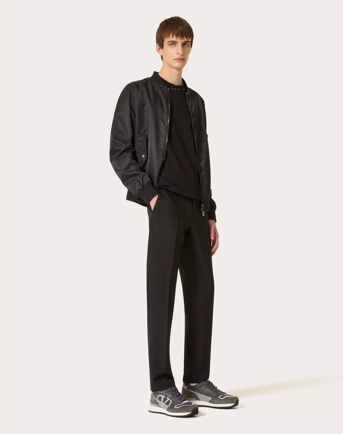 Valentino oc11z0625 Cotton Crewneck T-Shirt in Black Size US S / EU 44-46 / 1 - 3 Thumbnail