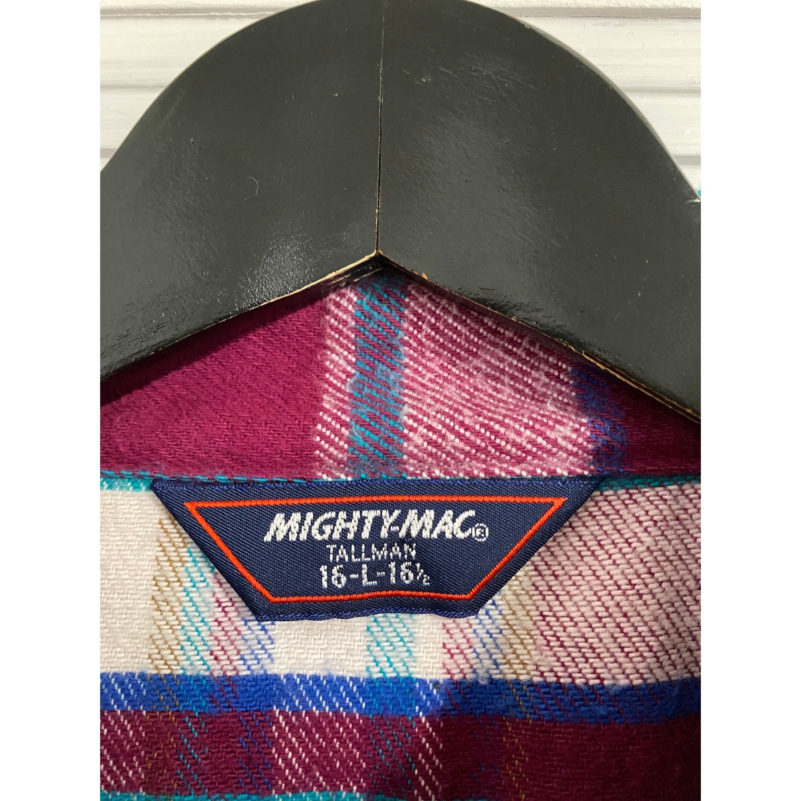 Other Retro Mighty Mac Tallman Flannel Shirt Men's Size L 16-16.5 Size US L / EU 52-54 / 3 - 3 Thumbnail