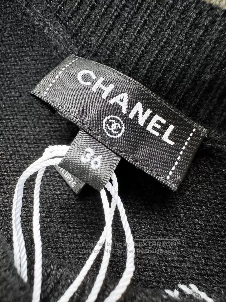 Chanel Chanel Short sleeves with white bow pattern Size XS / US 0-2 / IT 36-38 - 5 Thumbnail