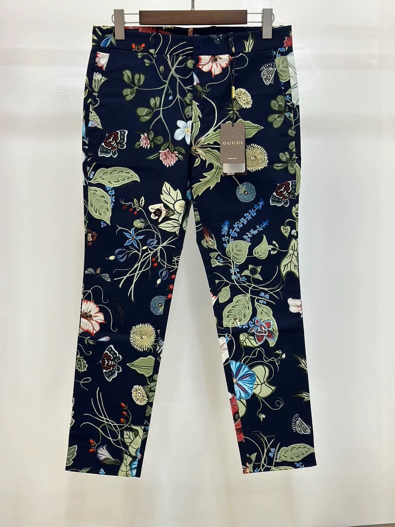 Gucci Gucci Patterned men's casual trousers cloth trousers 2501-N Size US 30 / EU 46 - 1 Thumbnail