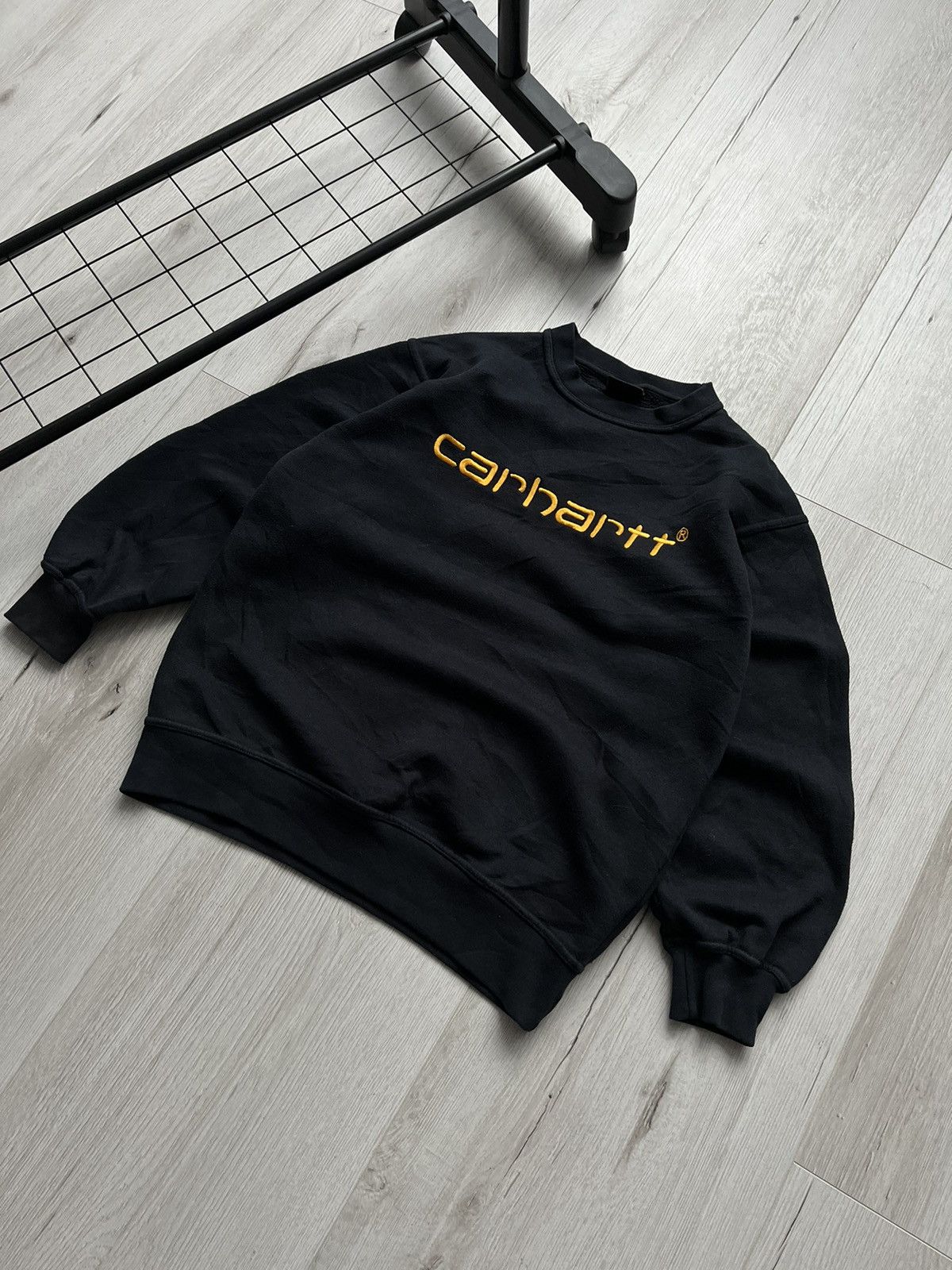 Carhartt × Vintage Vintage 00s Carhartt Embroidered Spellout Logo Sweatshirt Size US S / EU 44-46 / 1 - 2 Thumbnail