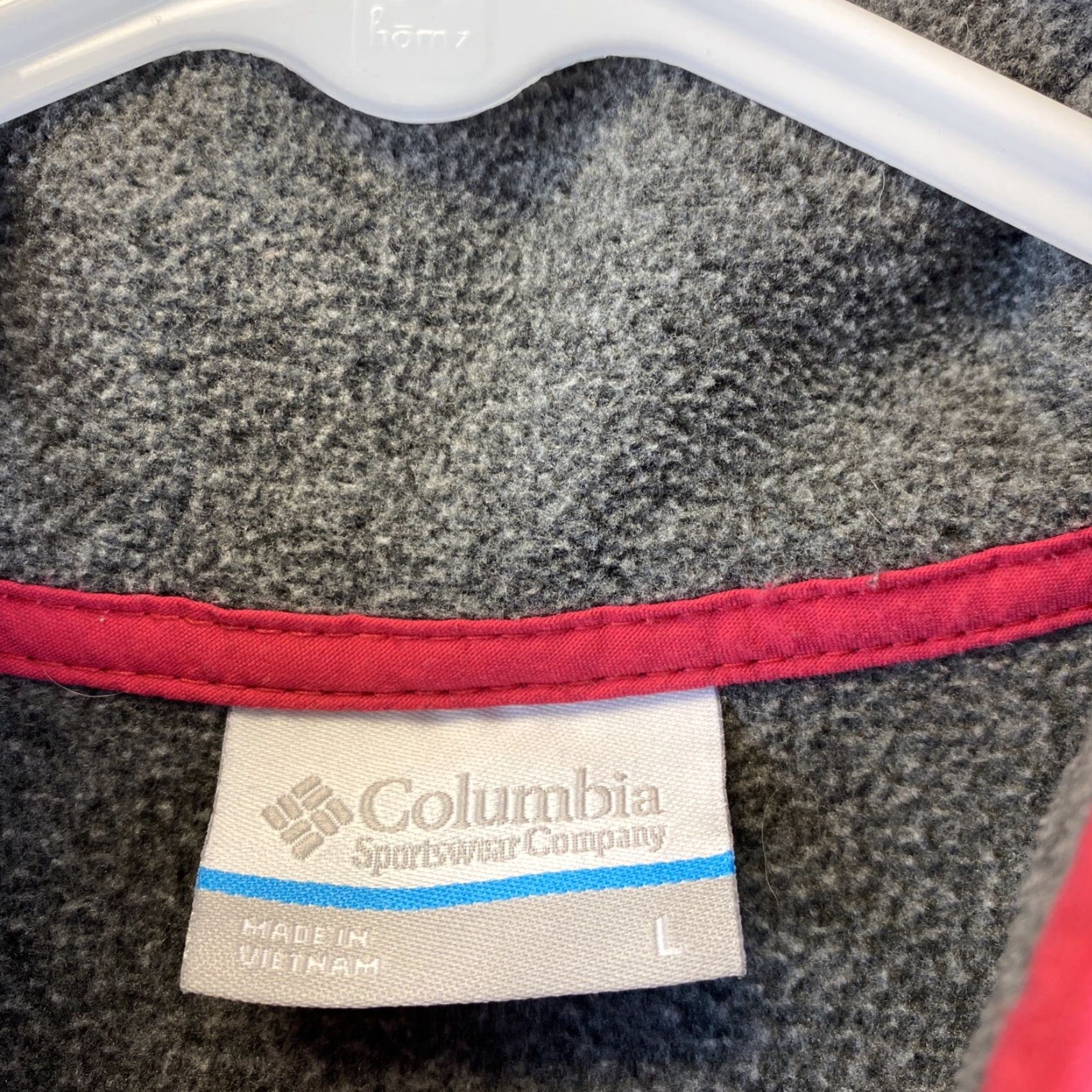 Vintage Columbia Foster Creek 1/4 Button Fleece Pullover Jacket Womens Large Gray/64-7 Size L / US 10 / IT 46 - 3 Thumbnail