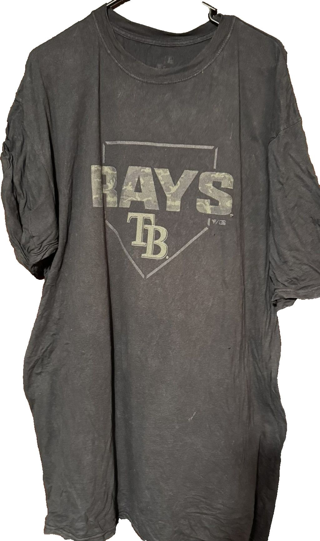 The Unbranded Brand Tampa Bay Rays Camo Logo Fanatics T-shirt Men Sz 2XLT Black Size US XXL / EU 58 / 5 - 1 Thumbnail