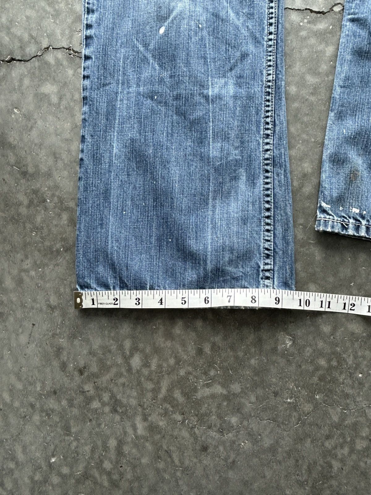 Levi's Vintage Y2K Levis Paint Splatter Bootcut Flared Jeans Size US 33 - 16 Thumbnail