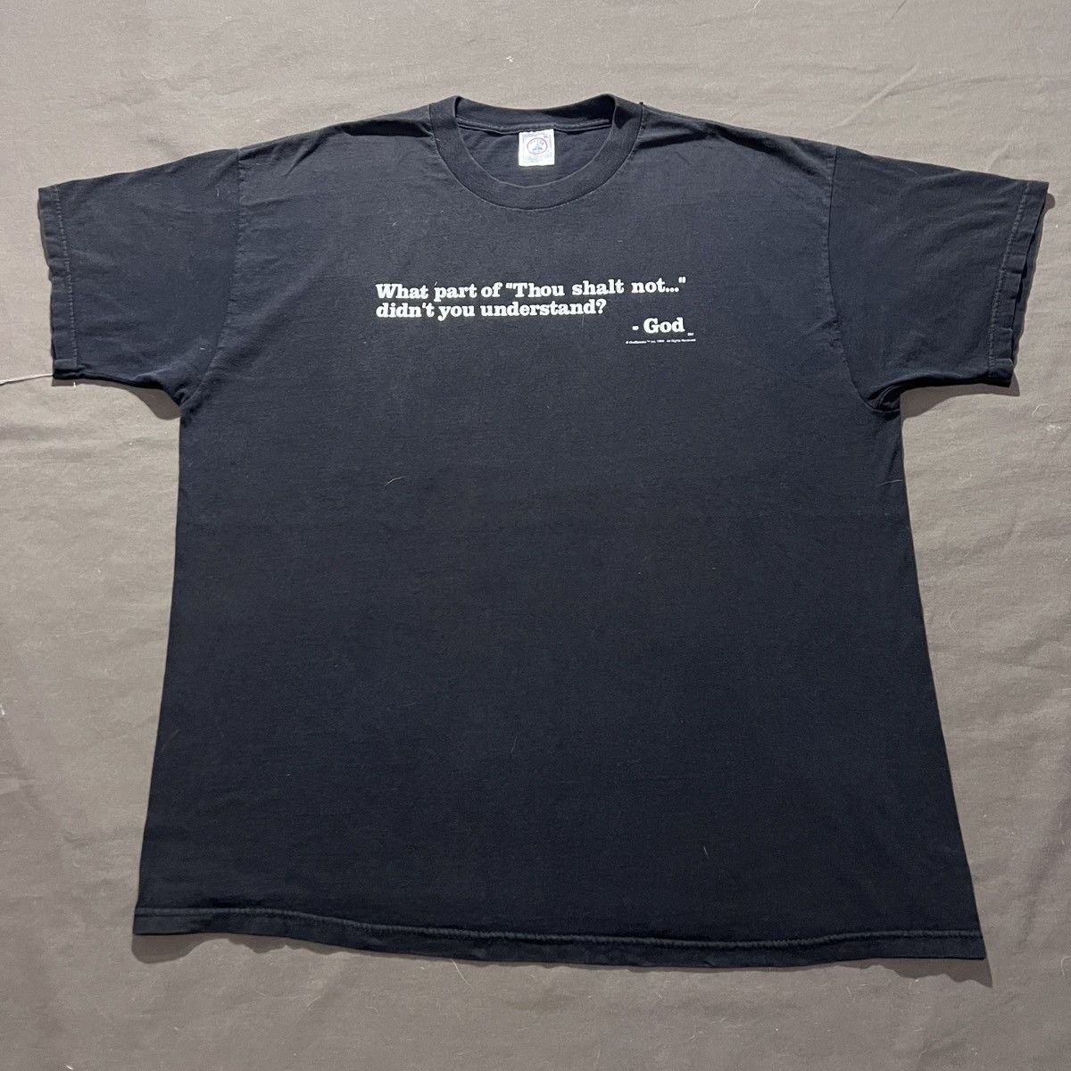 Other Vintage 90s God Speaks Jesus Lord Bible Holy Promo Tee G3 Size US XL / EU 56 / 4 - 2 Thumbnail