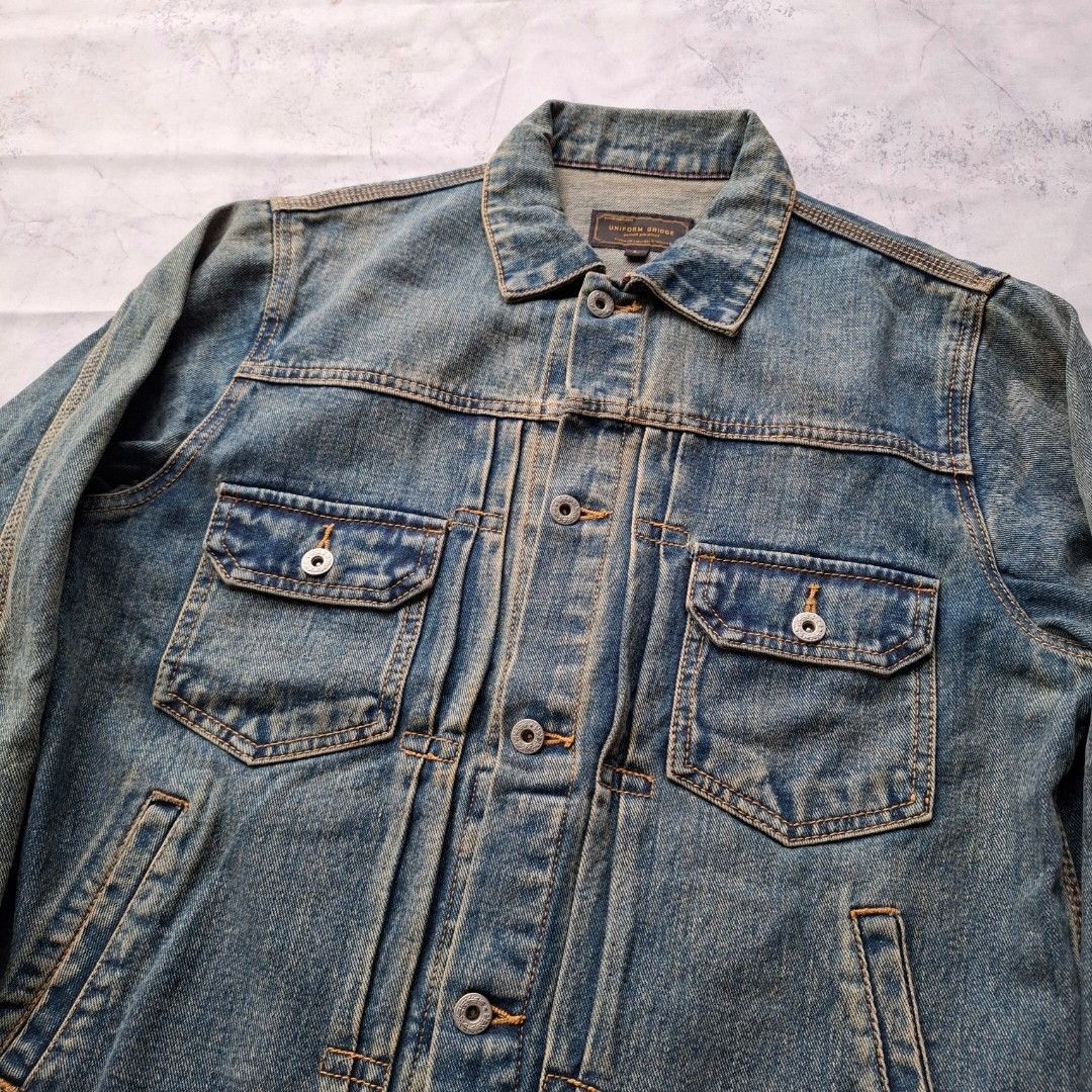 Uniform Bridge Uniform bridge type2 trucker jacket Size US L / EU 52-54 / 3 - 3 Thumbnail