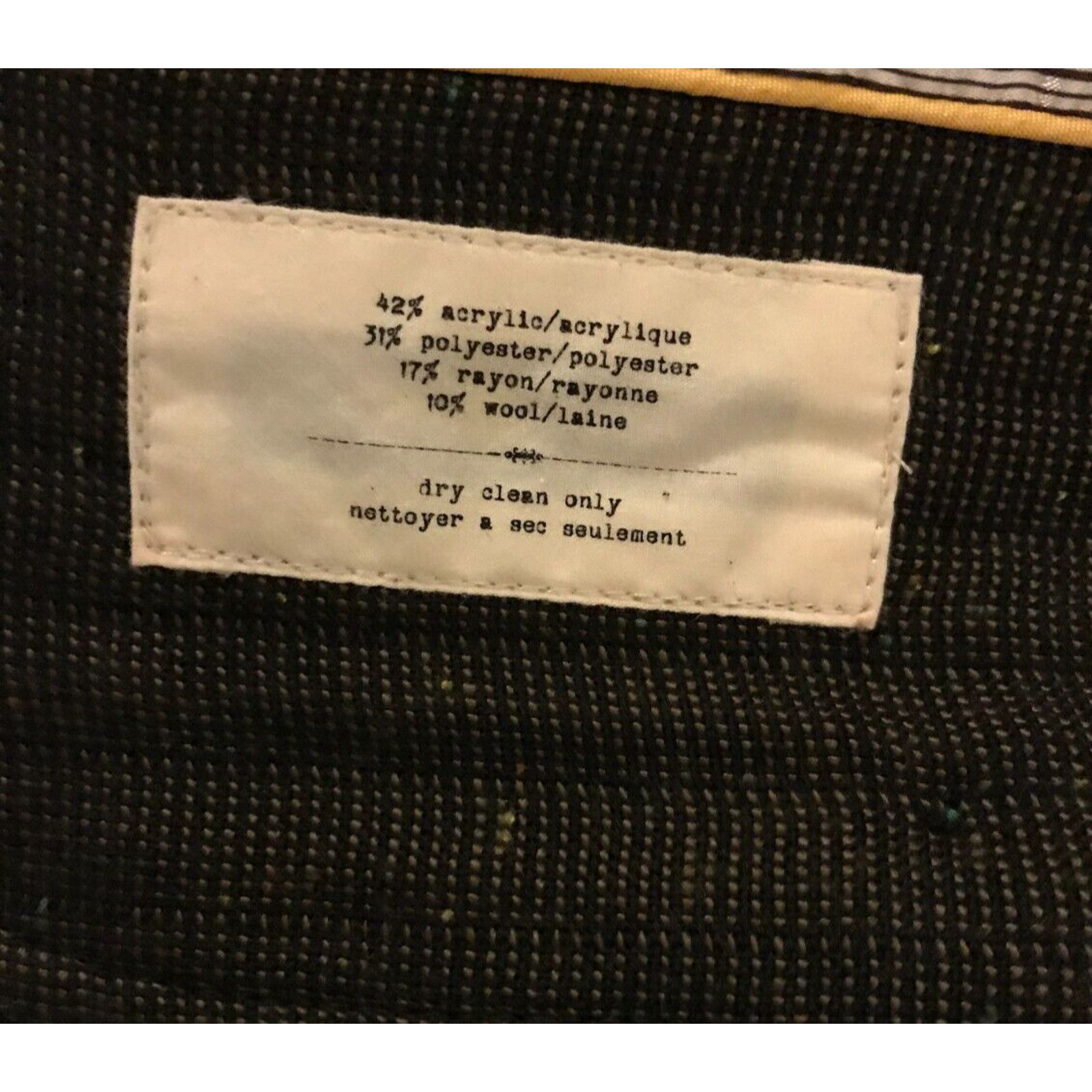 Anthropologie Anthropologie Cartonnier Brigade Brown Tweed Blazer - 2 NWT Size XS / US 0-2 / IT 36-38 - 7 Thumbnail