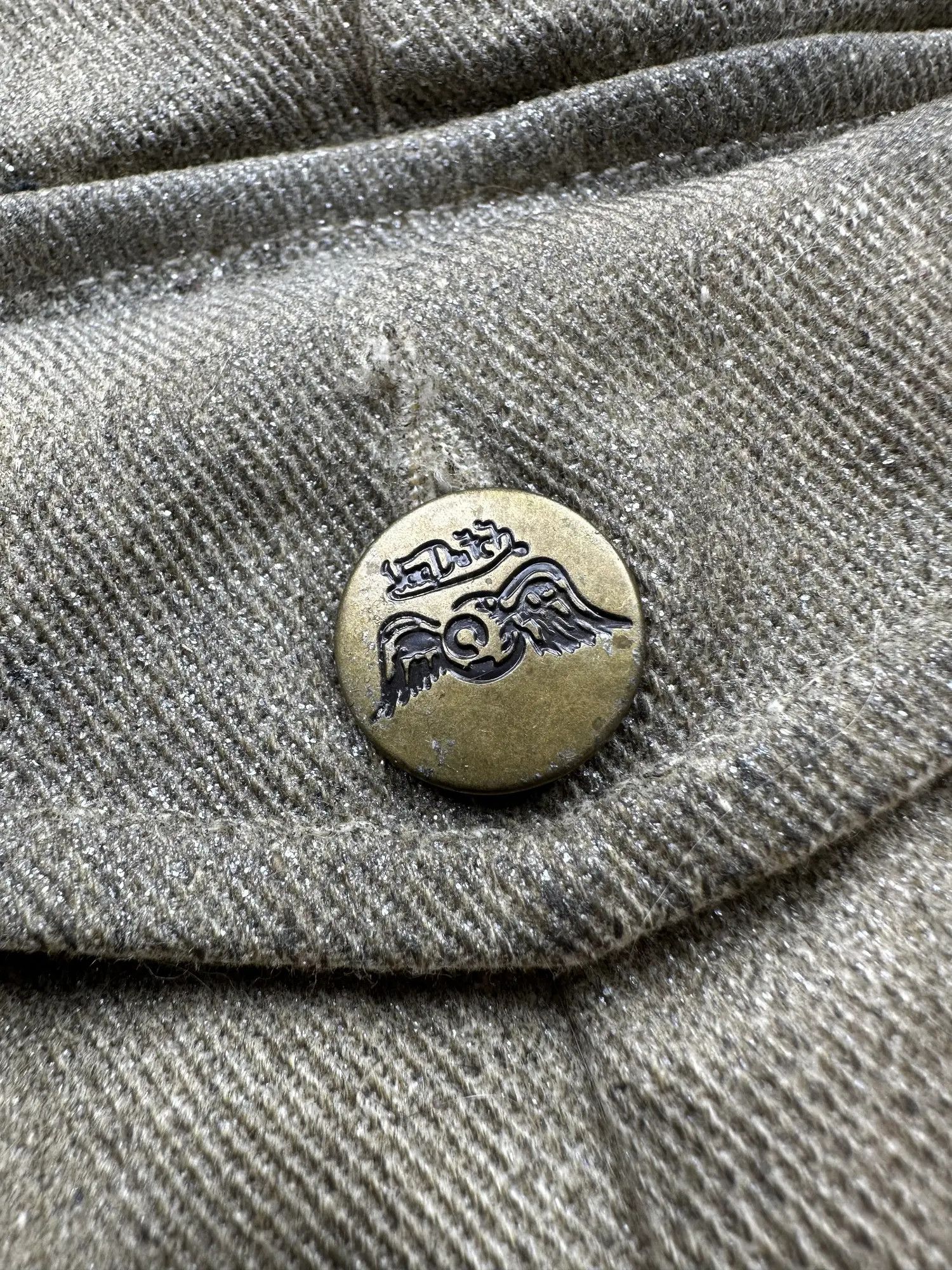 Von Dutch Von Dutch Faded Waxed Vintage Jacket (B38) Size M / US 6-8 / IT 42-44 - 4 Thumbnail