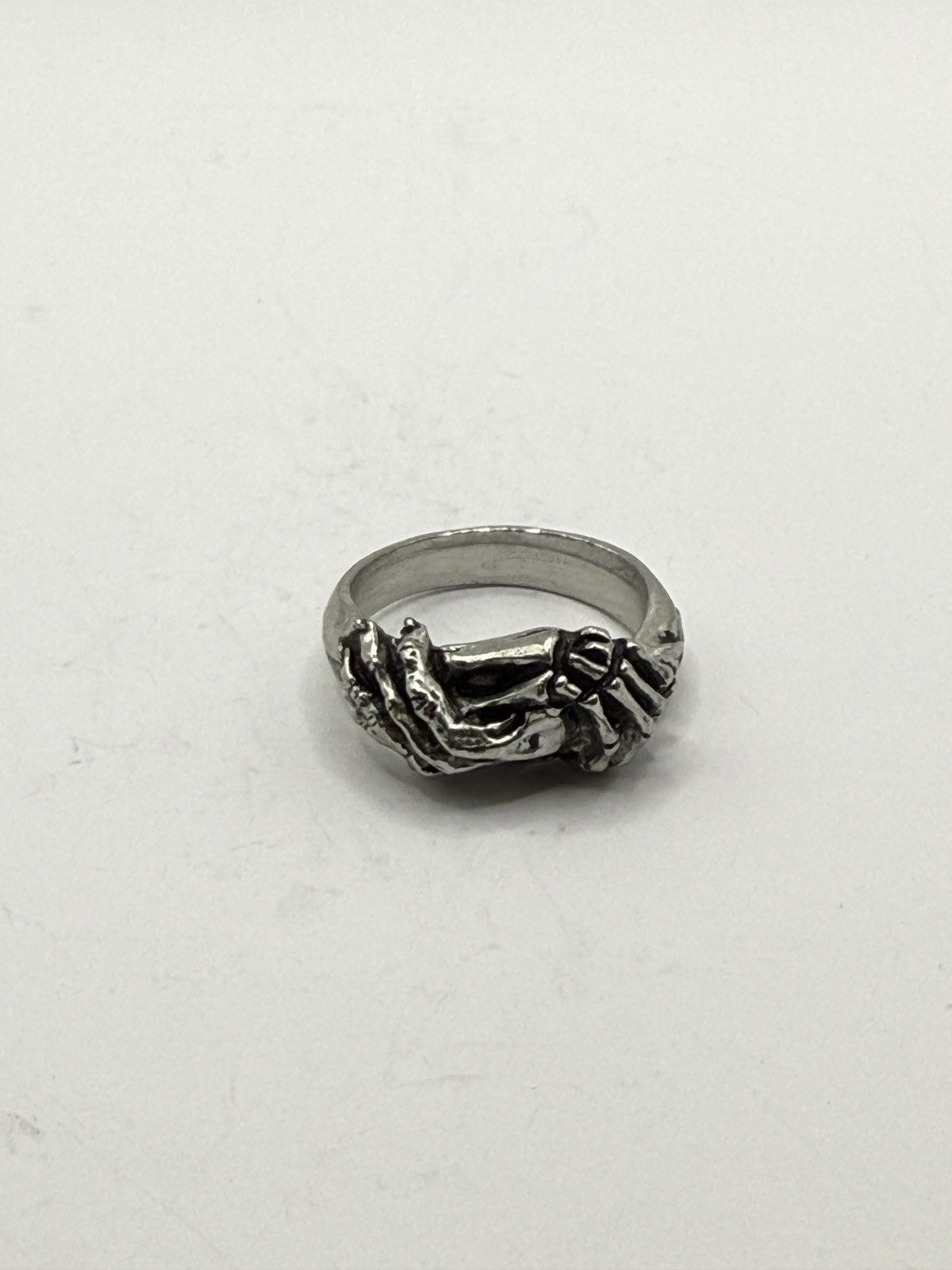 Seditionaries Alchemy 1991 skeleton hands biker/goth chrome erd Size ONE SIZE - 2 Thumbnail