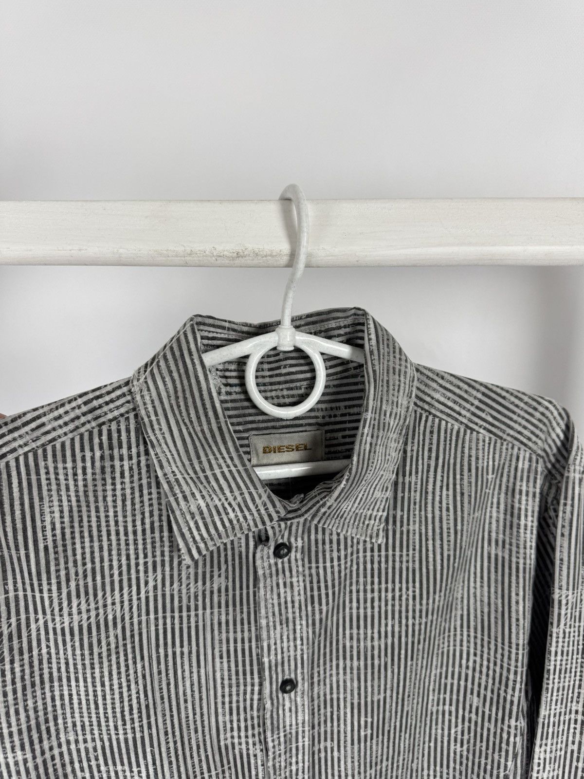 Diesel Vintage Diesel Graphic Grey Shirt Size US M / EU 48-50 / 2 - 4 Thumbnail