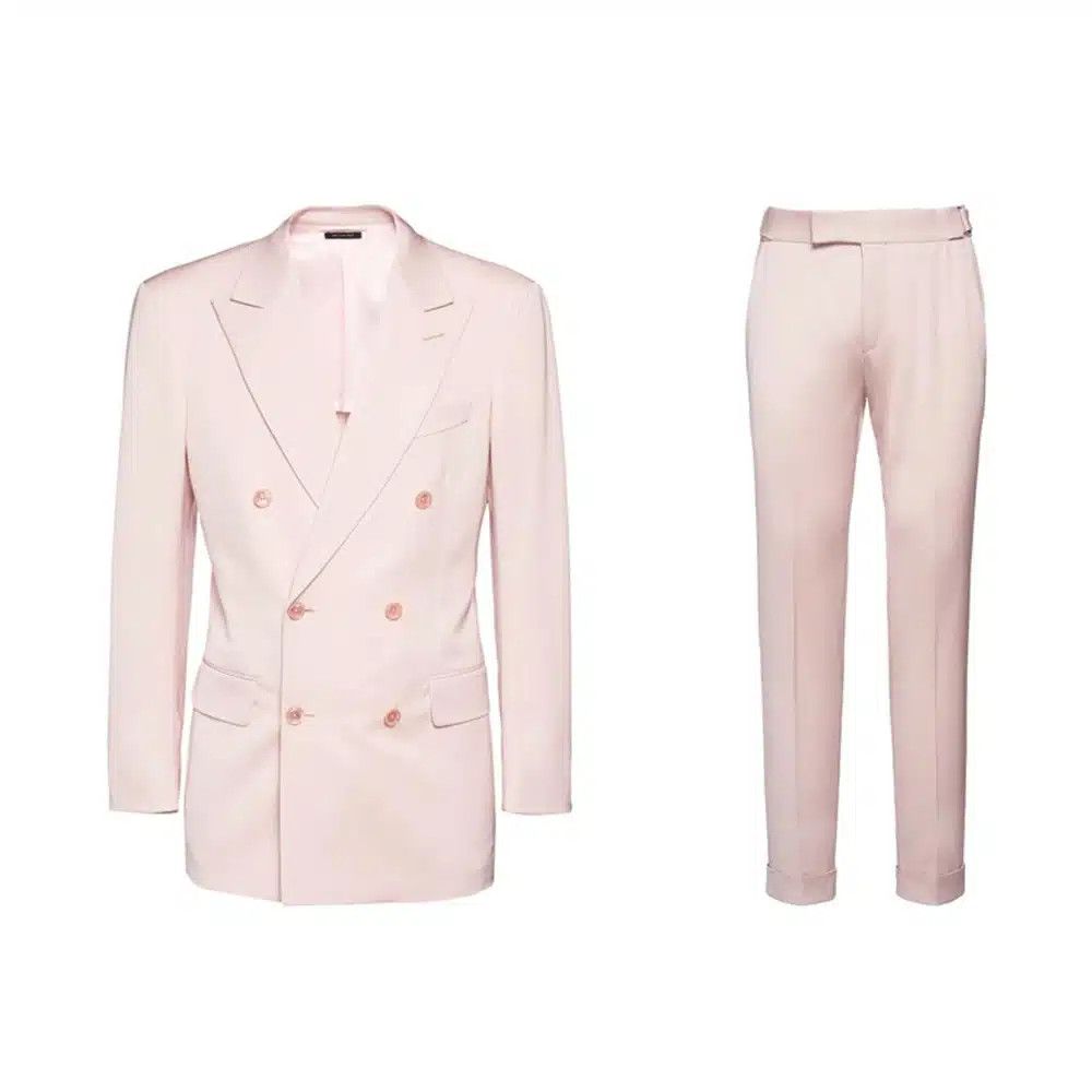Tom Ford o1loc1c0325 2HXP01 Suit in Pink Size US M / EU 48-50 / 2 - 2 Thumbnail