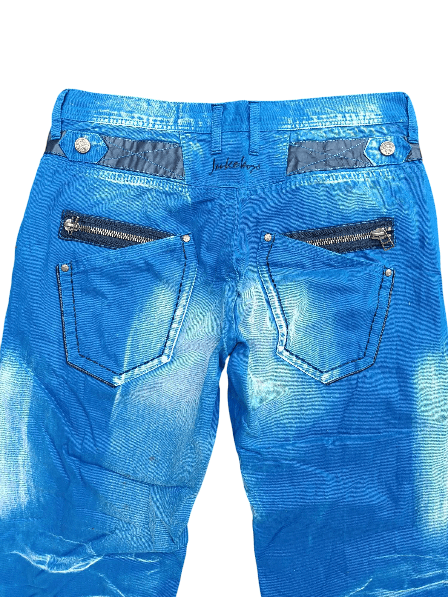 Japanese Brand × Vintage FYEE 🔥 Jukebox Rare Whiskers Denim E242i Size US 34 / EU 50 - 8 Thumbnail