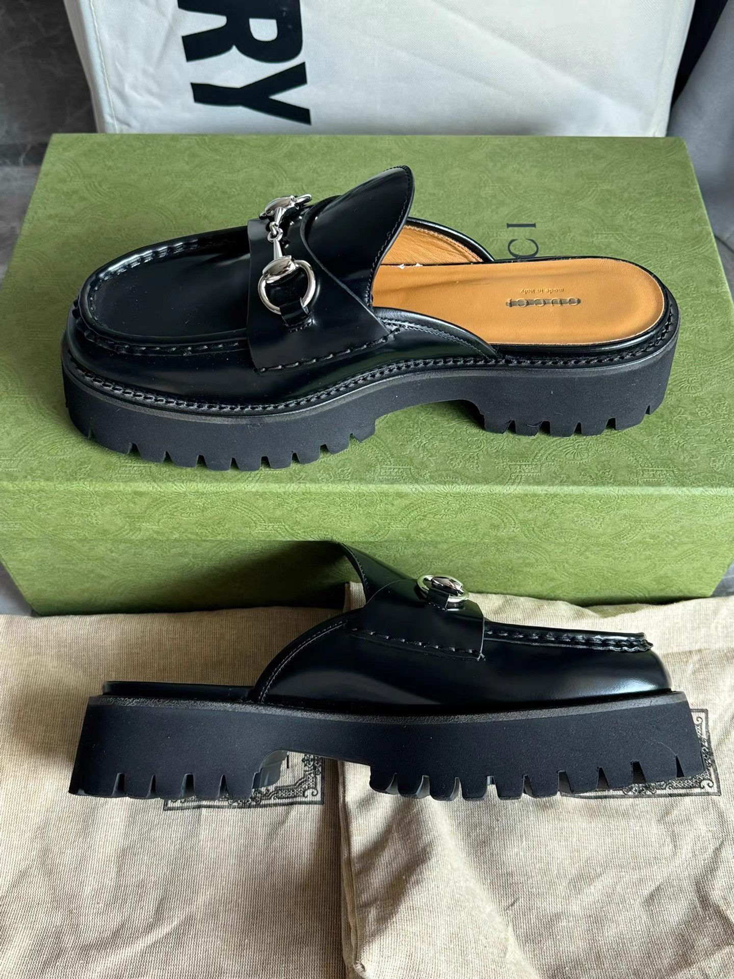 Gucci Gucci Horsebit Platform Loafer Mules K6 Size US 8 / IT 38 - 7 Thumbnail