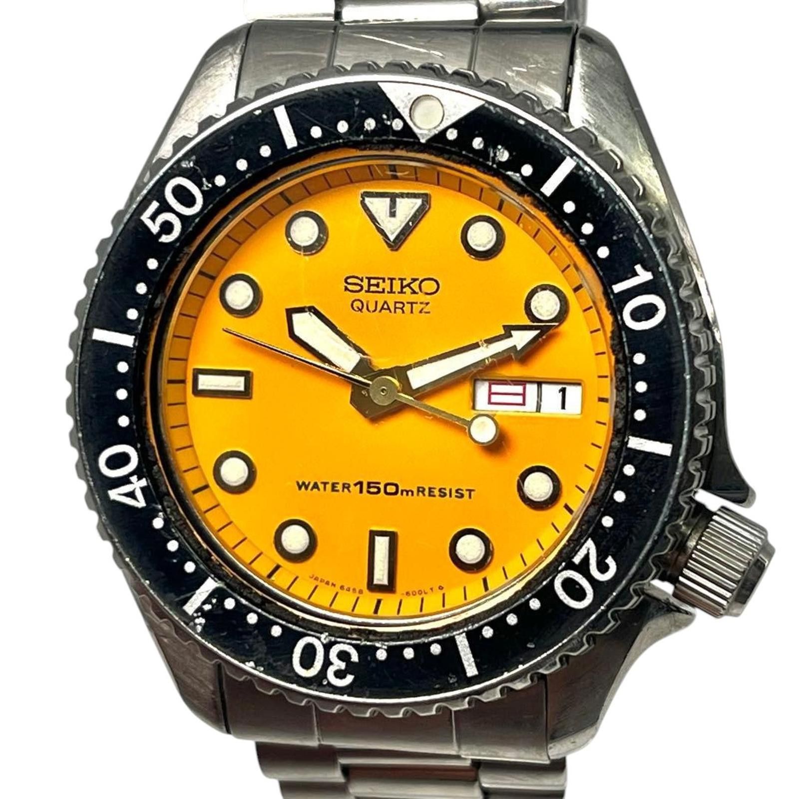 Seiko Seiko - Men's Quartz Wristwatch with Orange Dial Size ONE SIZE - 3 Thumbnail