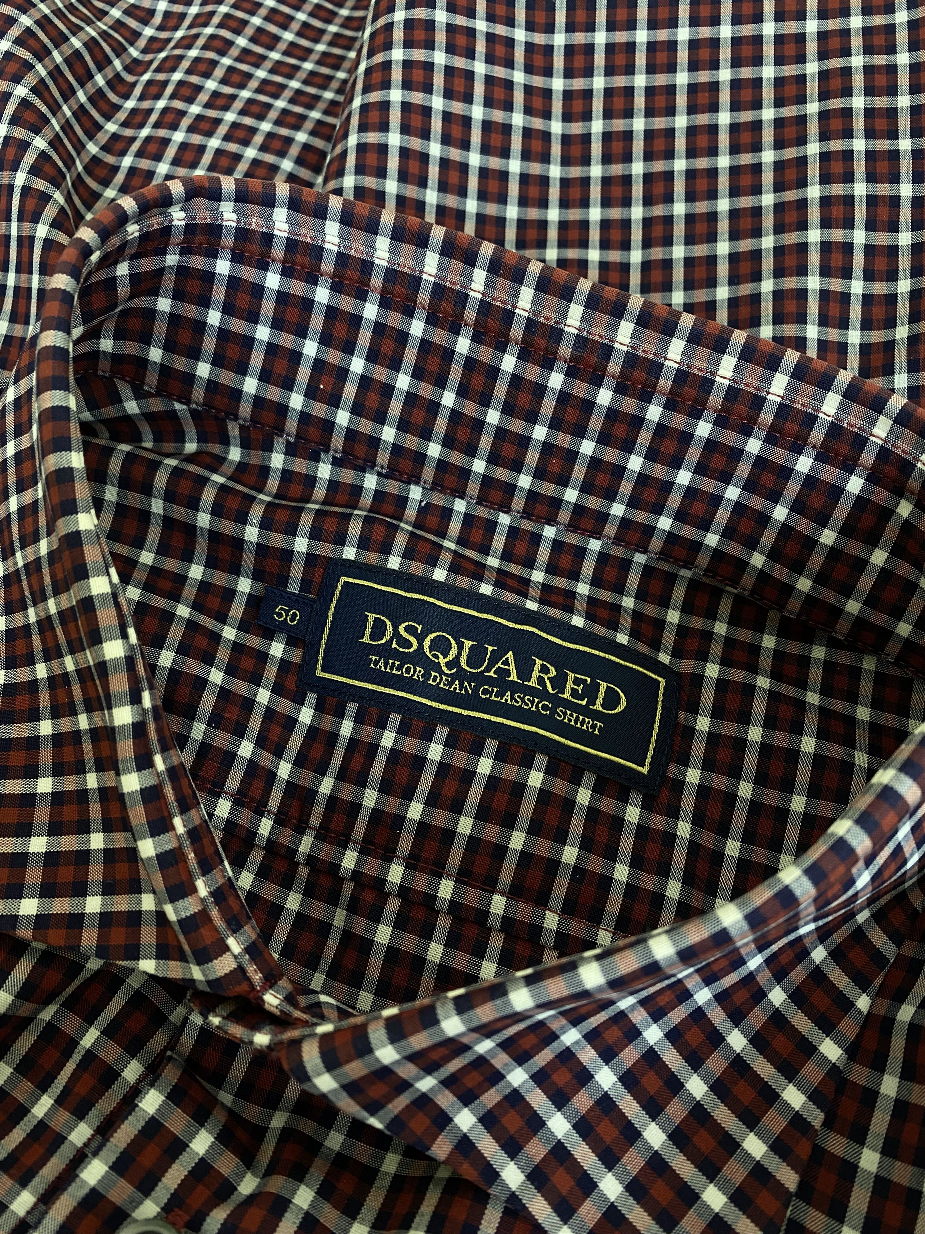 Dsquared2 Dsquared2 classic striped shirt with metallic logo size M Size US M / EU 48-50 / 2 - 8 Thumbnail