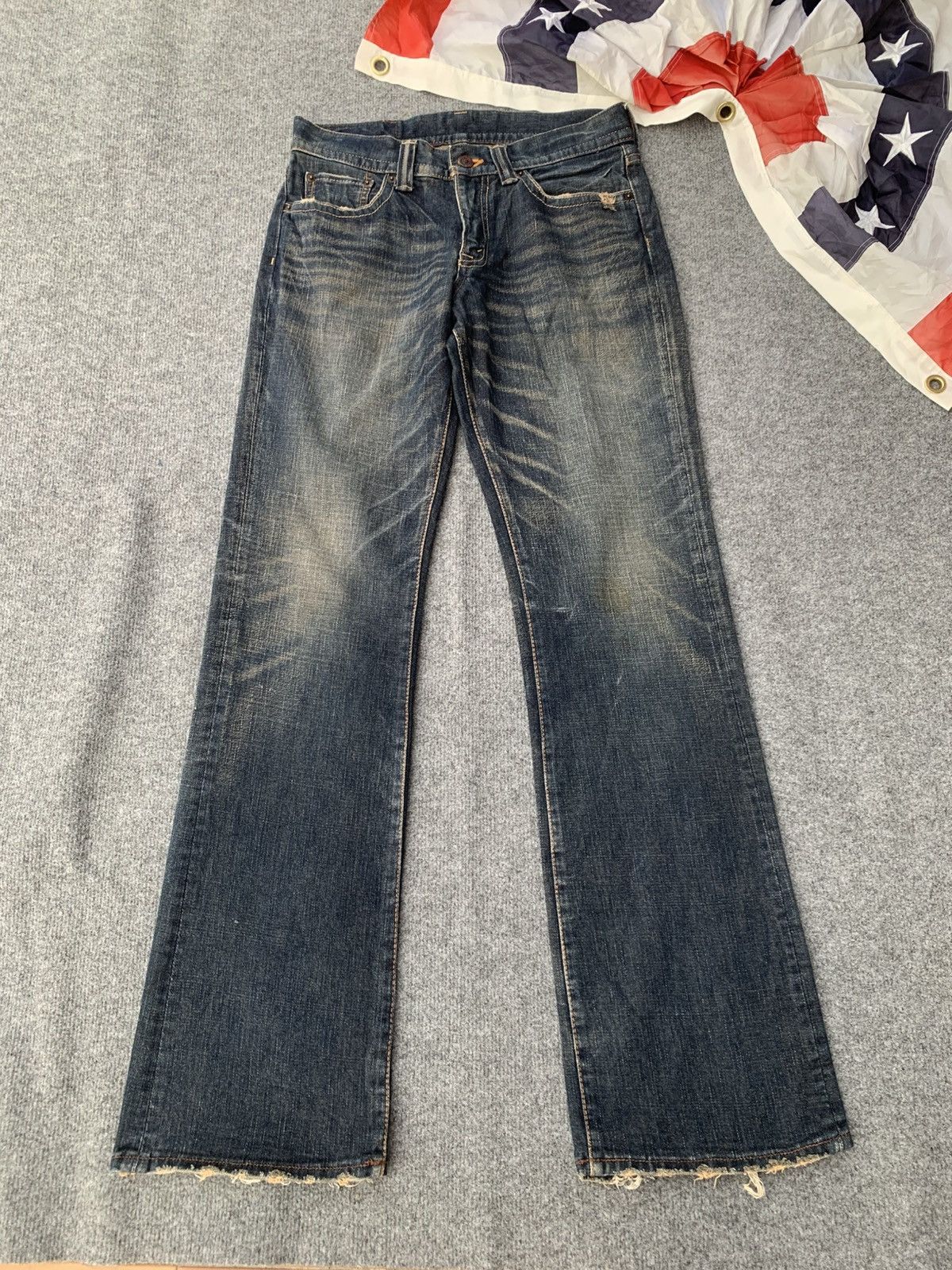 Le Grande Bleu (L.G.B.) Flare GL Heart Big John nice design. Size US 30 / EU 46 - 1 Thumbnail
