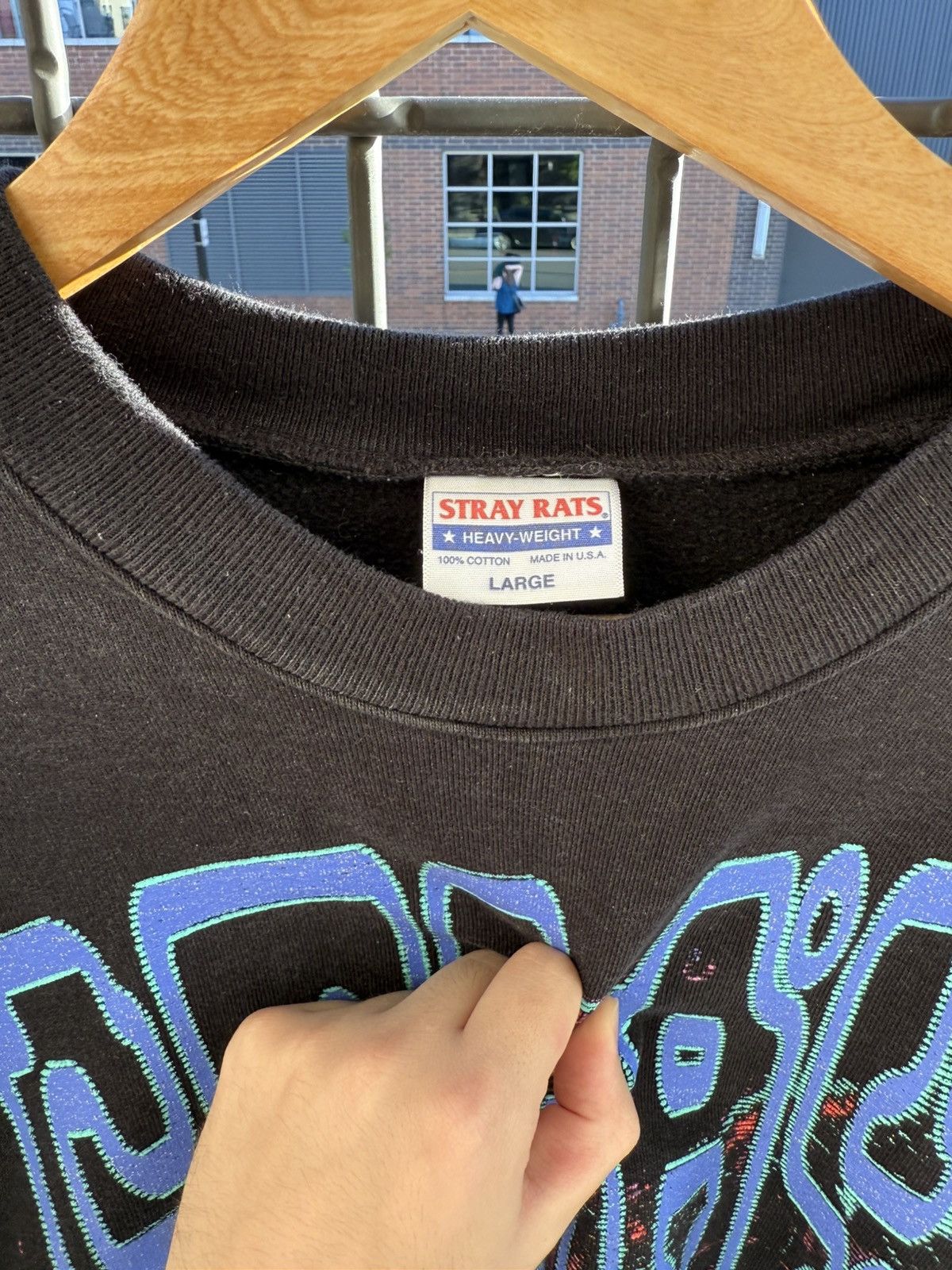 Stray Rats Stray Rats Black Crewneck Arcade Logo Size US L / EU 52-54 / 3 - 2 Thumbnail