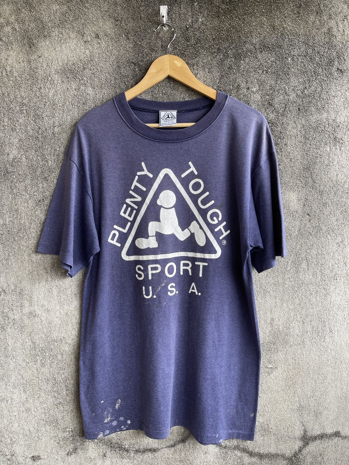 Vintage Last Drop🔥Rare🔥Vtg Plenty Tough Sun Faded ERD GRUNGE TEE Size US L / EU 52-54 / 3 - 1 Thumbnail