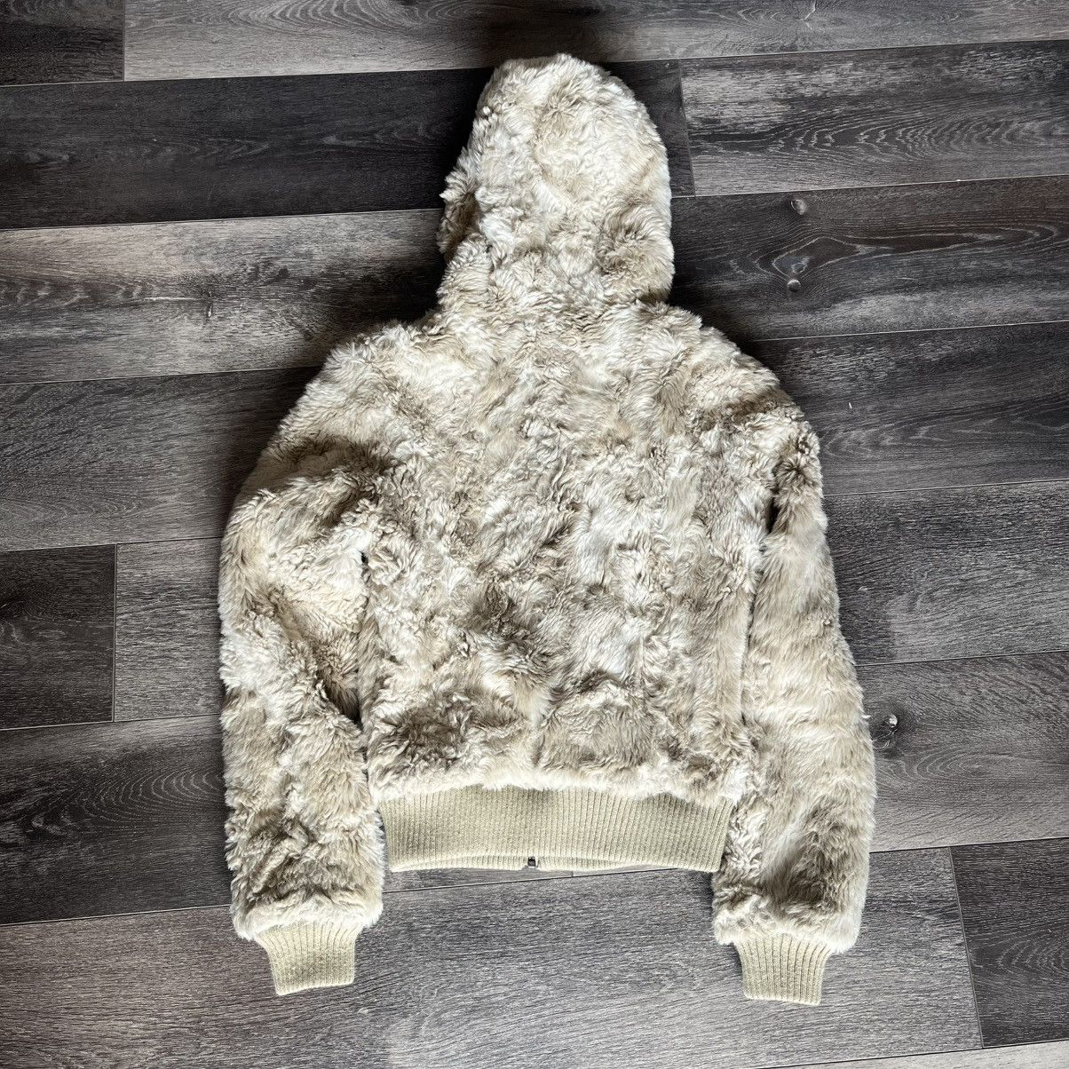 Vintage Vintage Y2K 2000s Abercrombie & Fitch Faux Fur Zip Up Hoodie Size S / US 4 / IT 40 - 2 Thumbnail