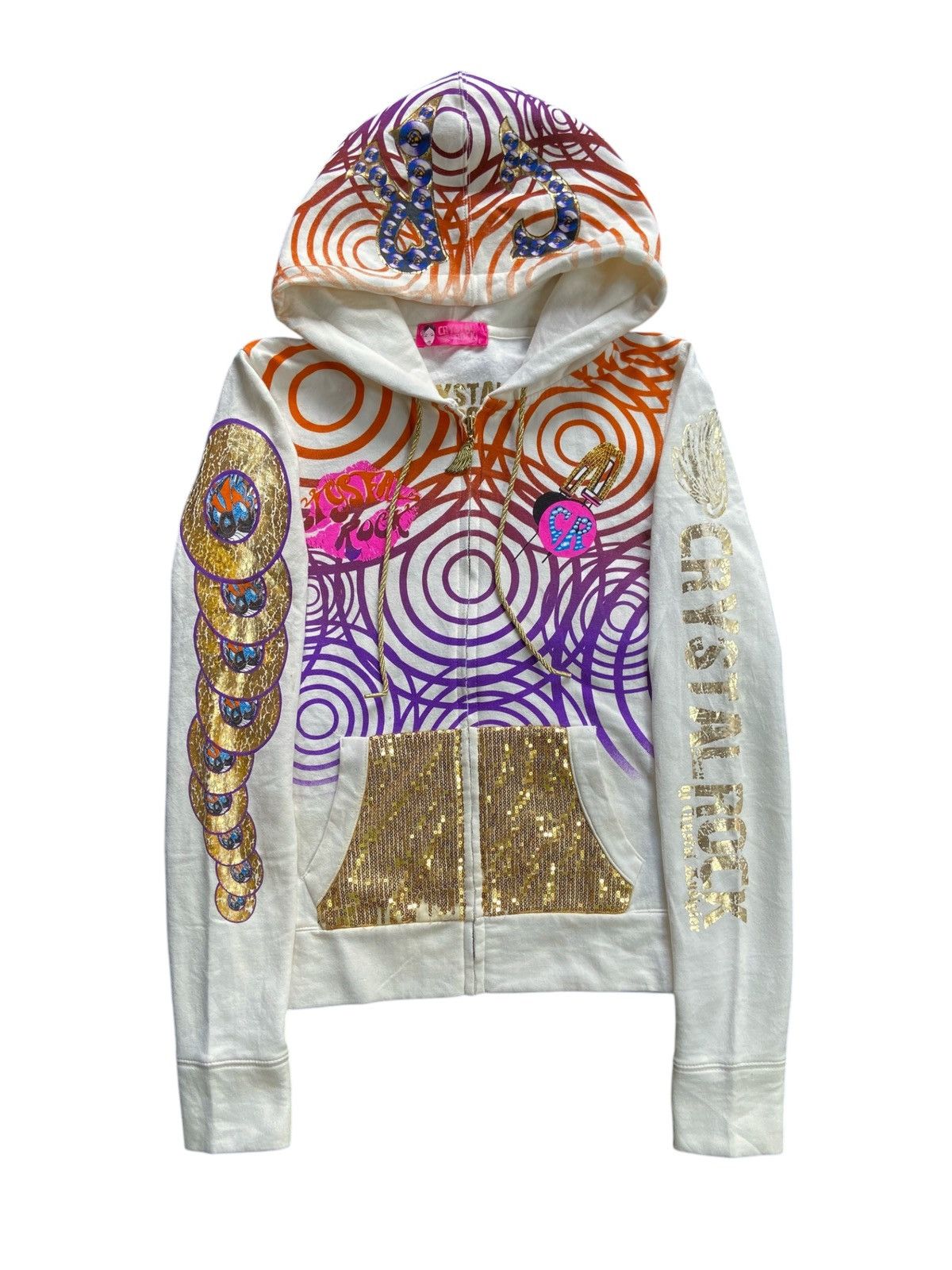 Christian Audigier CRYSTAL ROCK BY CHRISTIAN AUDIGIER ARCHIVE ZIP HOODIE Size US M / EU 48-50 / 2 - 11 Thumbnail