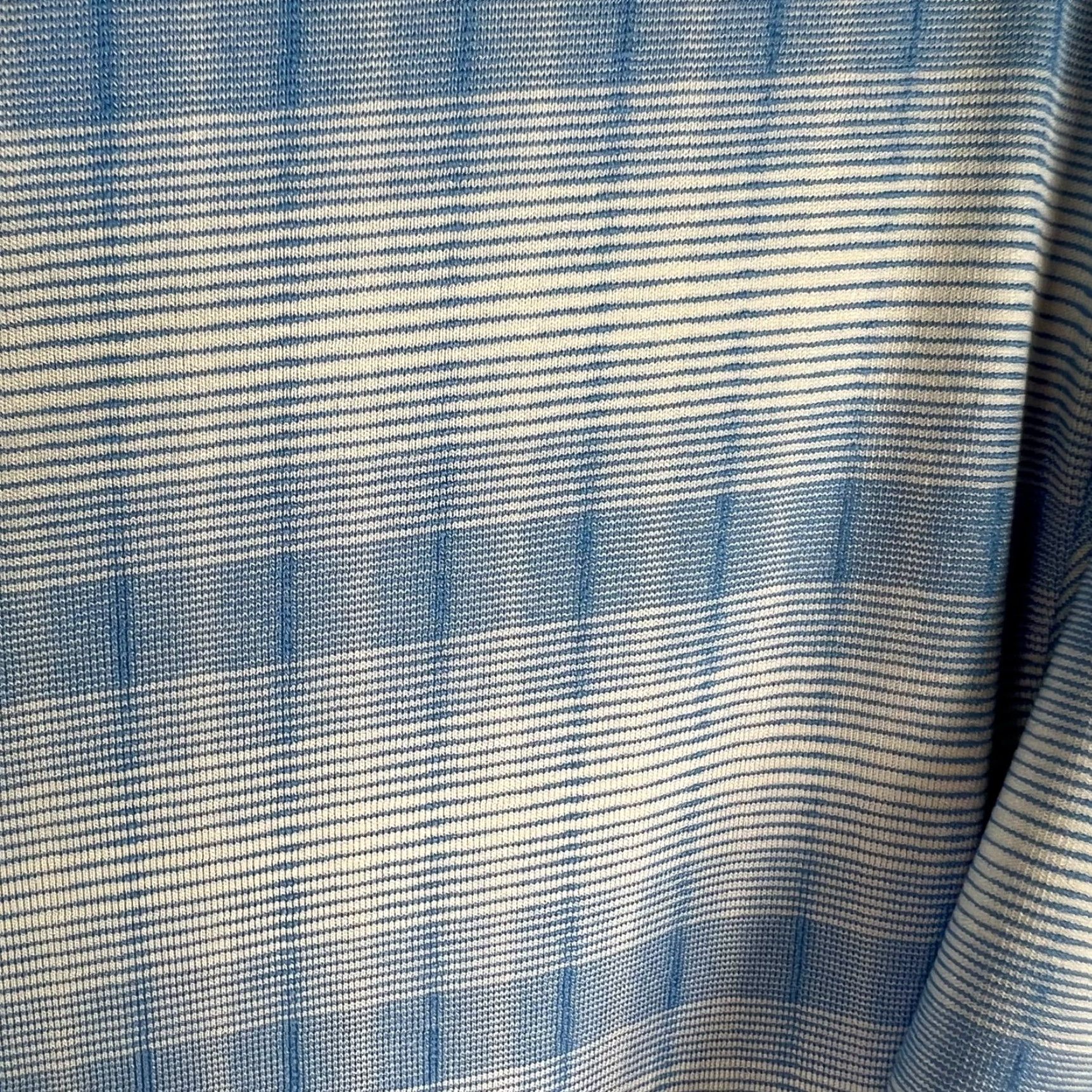 Vintage Quieti Striped Golf Polo Shirt Mens Size L Blue White Size US L / EU 52-54 / 3 - 3 Thumbnail