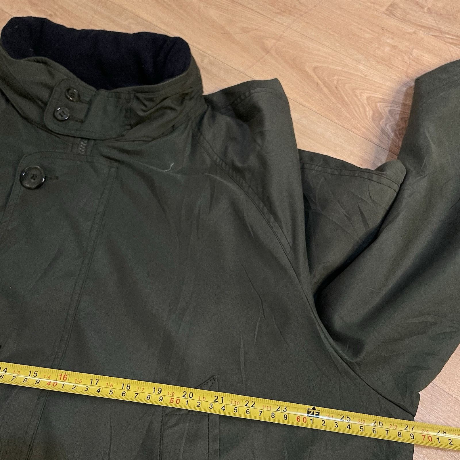 Burberry VINTAGE BURBERRY Jacket winter hooded men's GREEN OLIVE Size US XL / EU 56 / 4 - 18 Thumbnail