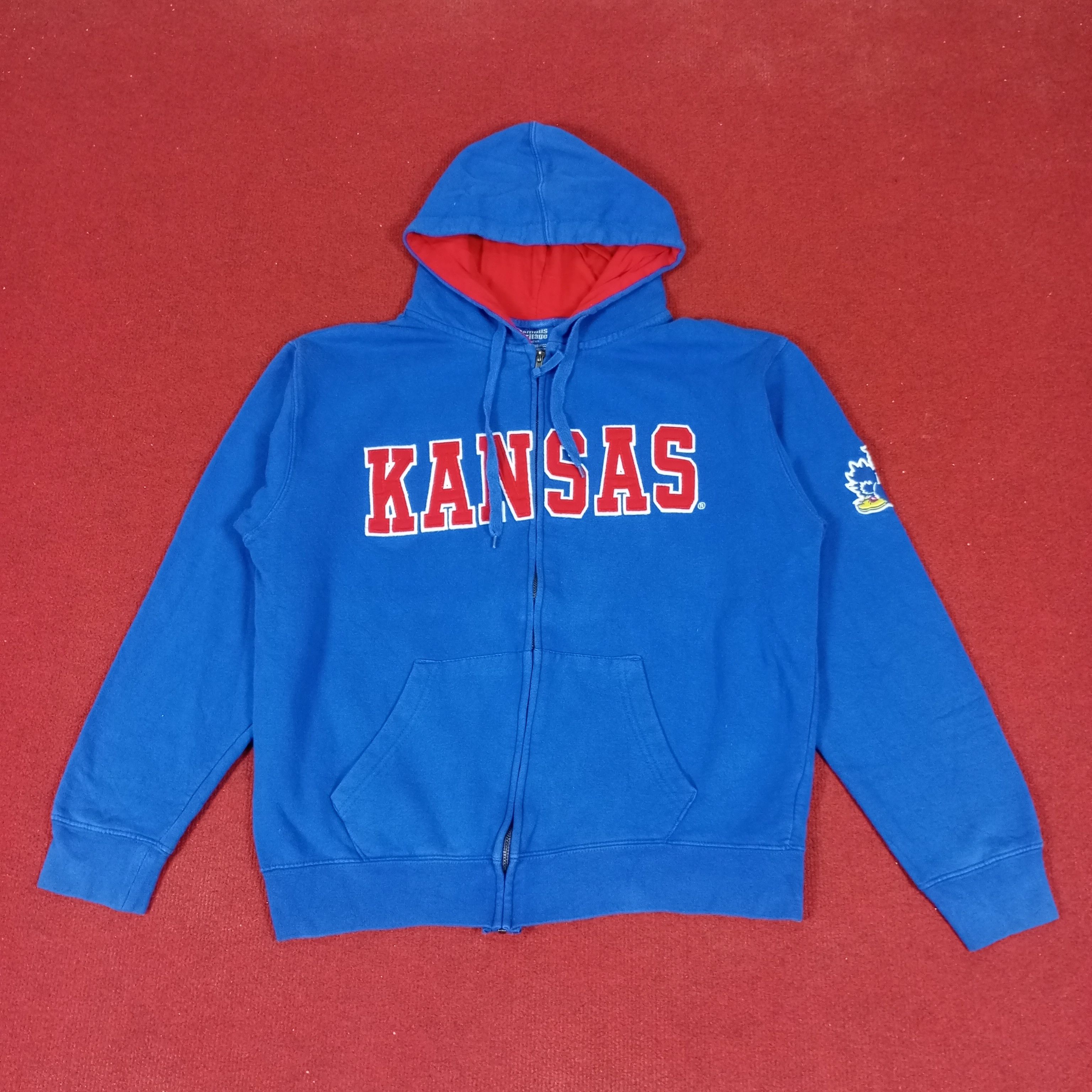 NFL × Vintage Kansas American Sports Team Style Center Spellout Hoodies Size US M / EU 48-50 / 2 - 1 Thumbnail