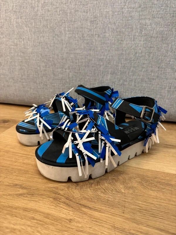 MSGM MSGM Italy Creative sandals with straps platform 38 Size US 8 / IT 38 - 7 Thumbnail