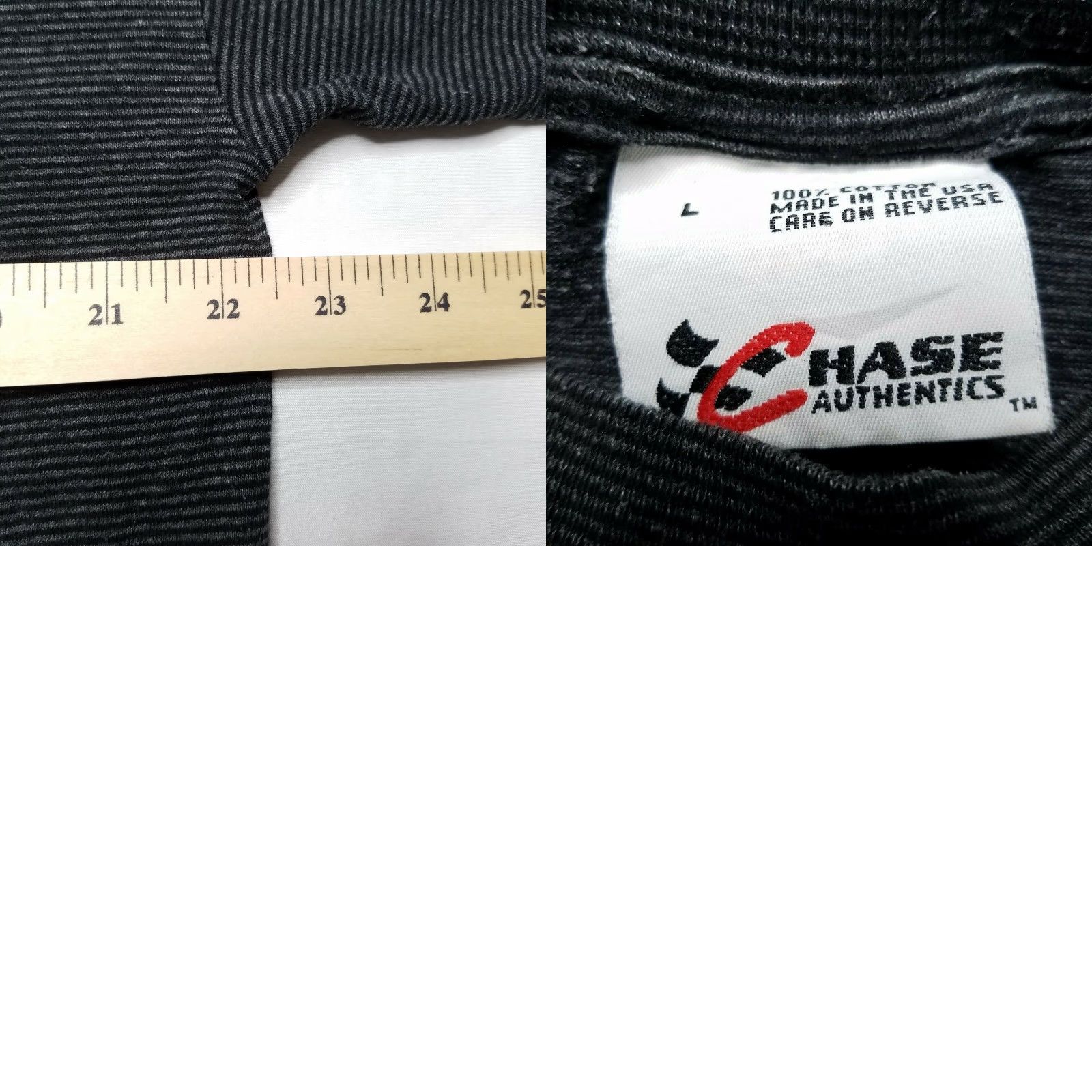 Chase Authentics Dale Earnhardt Gray Tee Shirt Adult Large Regular Cotton Chase Authentics T-Shirt Mens Striped 90s? (if no decade, skip) Size US L / EU 52-54 / 3 - 8 Thumbnail