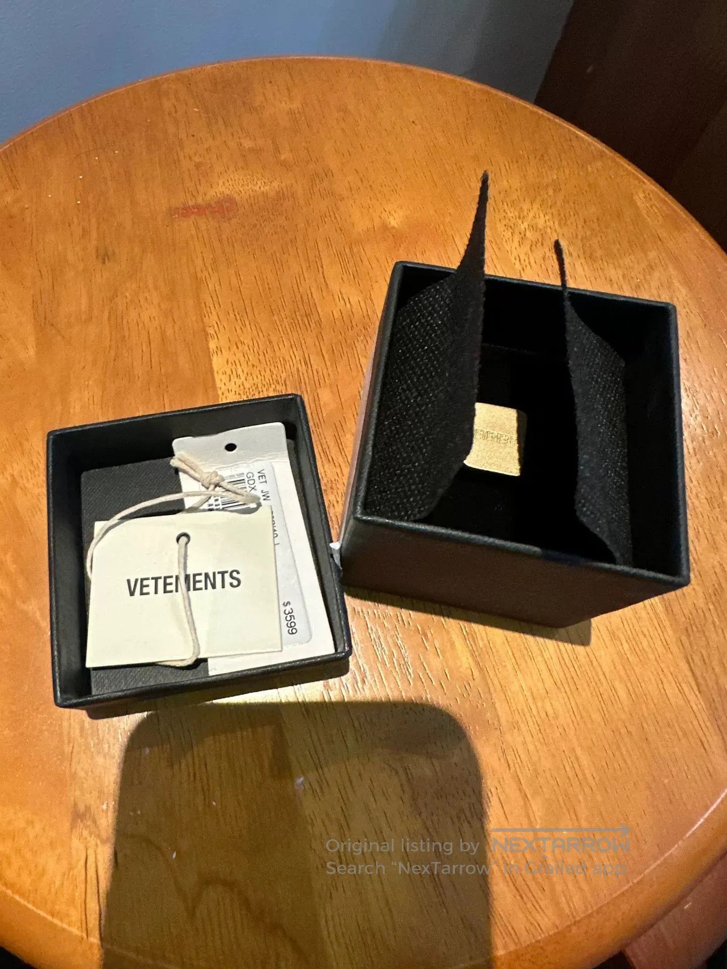 Vetements vetements gold show collection ring. Size ONE SIZE - 2 Thumbnail