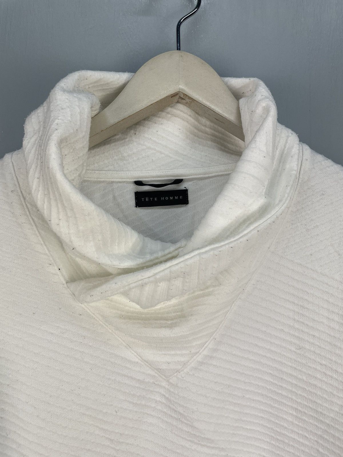 Tete Homme Tete Homme sweatshirt turtleneck Size L / US 10 / IT 46 - 4 Thumbnail