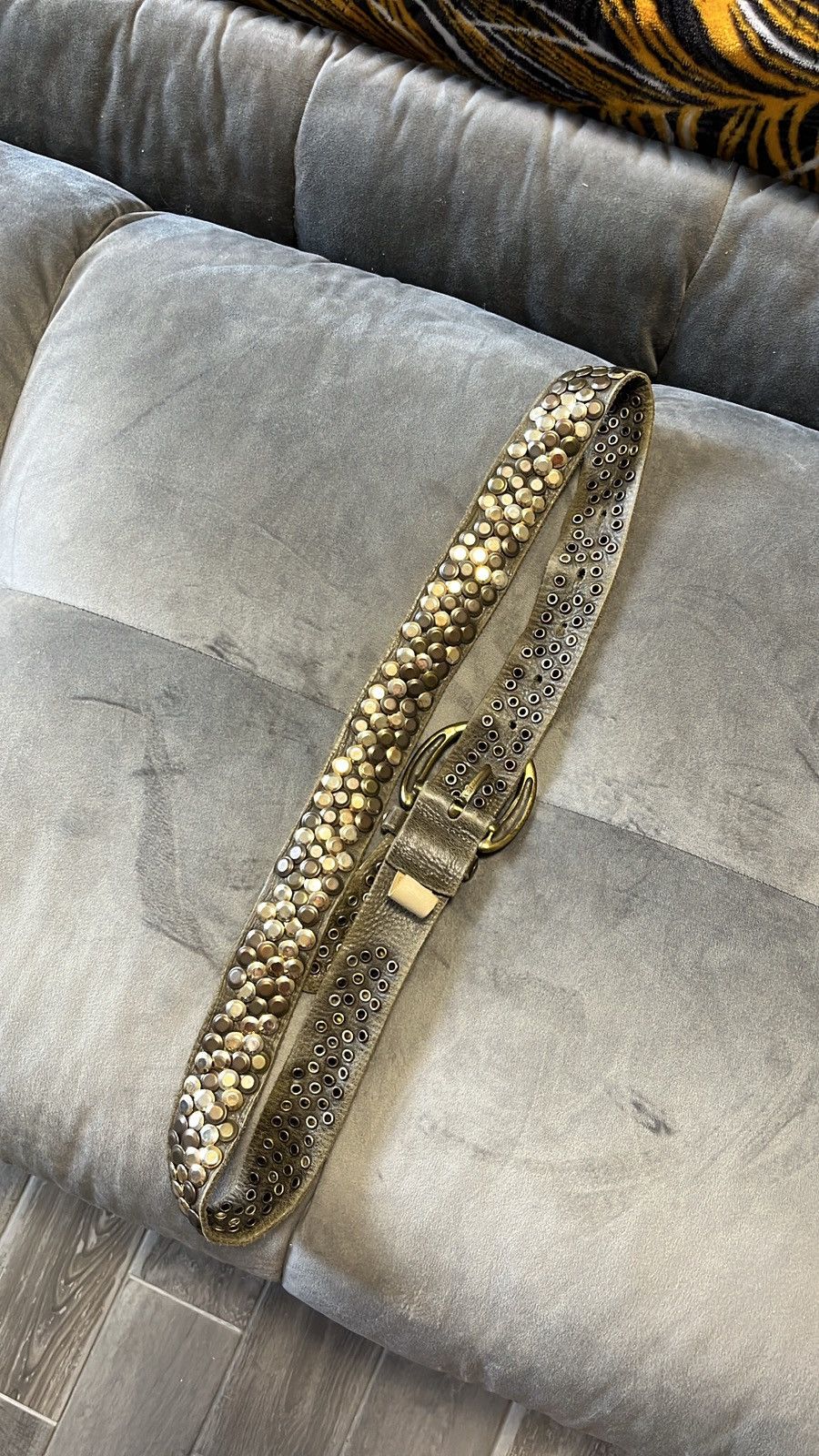 Japanese Brand × Vintage Vintage Rhinestones Distressed bb simon style belst Size ONE SIZE - 3 Thumbnail