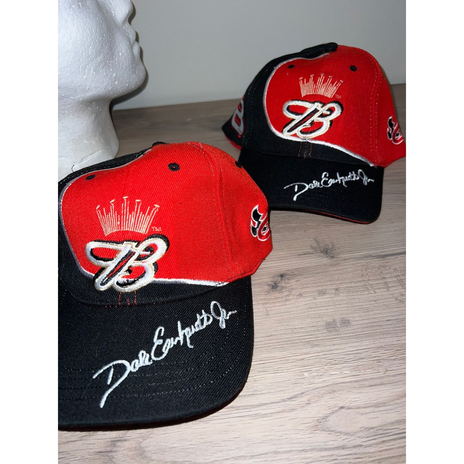 Vintage Y2K Dale Earnhardt Jr. Budweiser Red Hat Headwear 2000s OS Size ONE SIZE - 10 Thumbnail