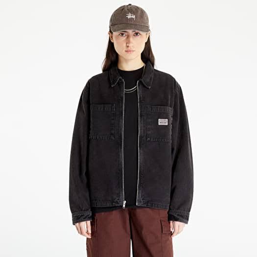 Stussy STÜSSY WASHED CANVAS ZIP LONG SLEEVE SHIRT Size US M / EU 48-50 / 2 - 4 Thumbnail
