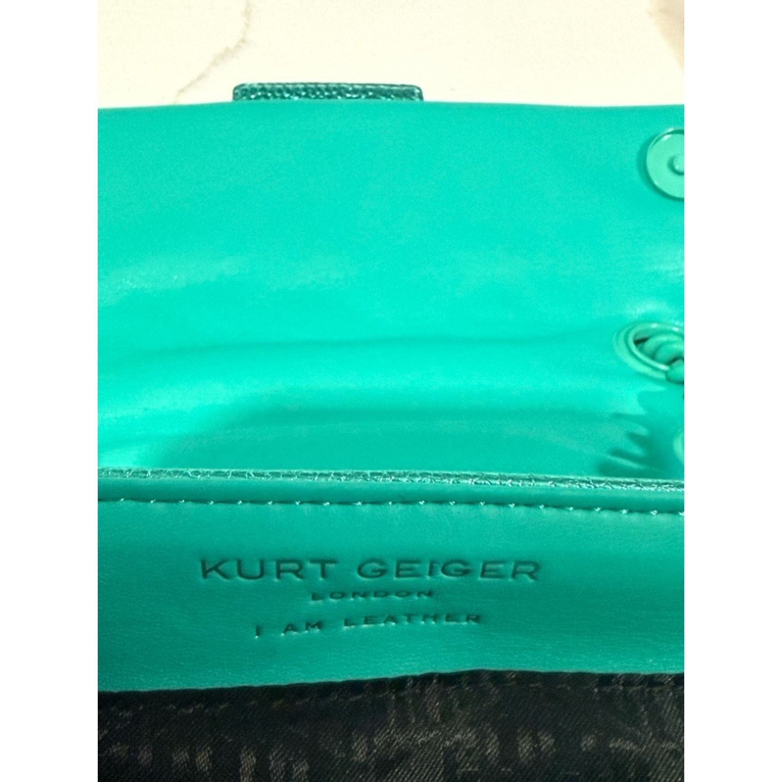 Kurt Geiger Kurt Geiger London Kensington Drench NWT! Metallic Green Size ONE SIZE - 9 Thumbnail