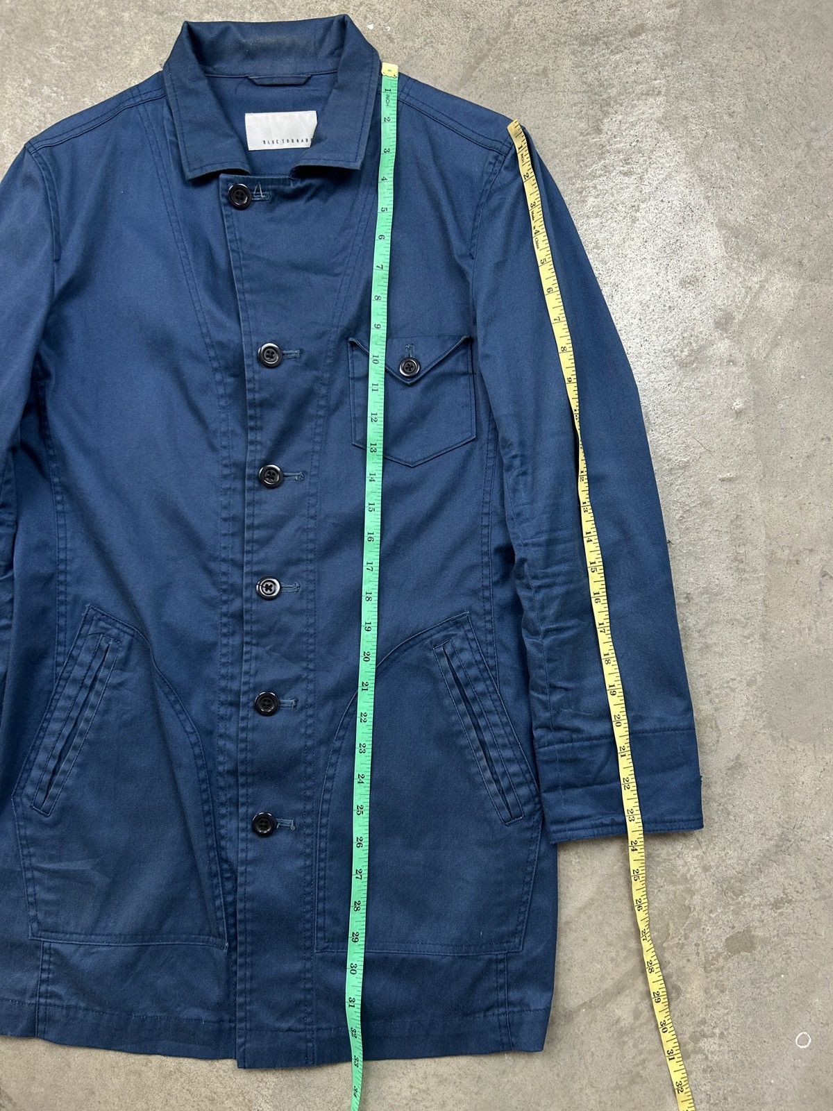 Tornado Mart blue tornado by tornado mart long jacket Size US M / EU 48-50 / 2 - 8 Thumbnail