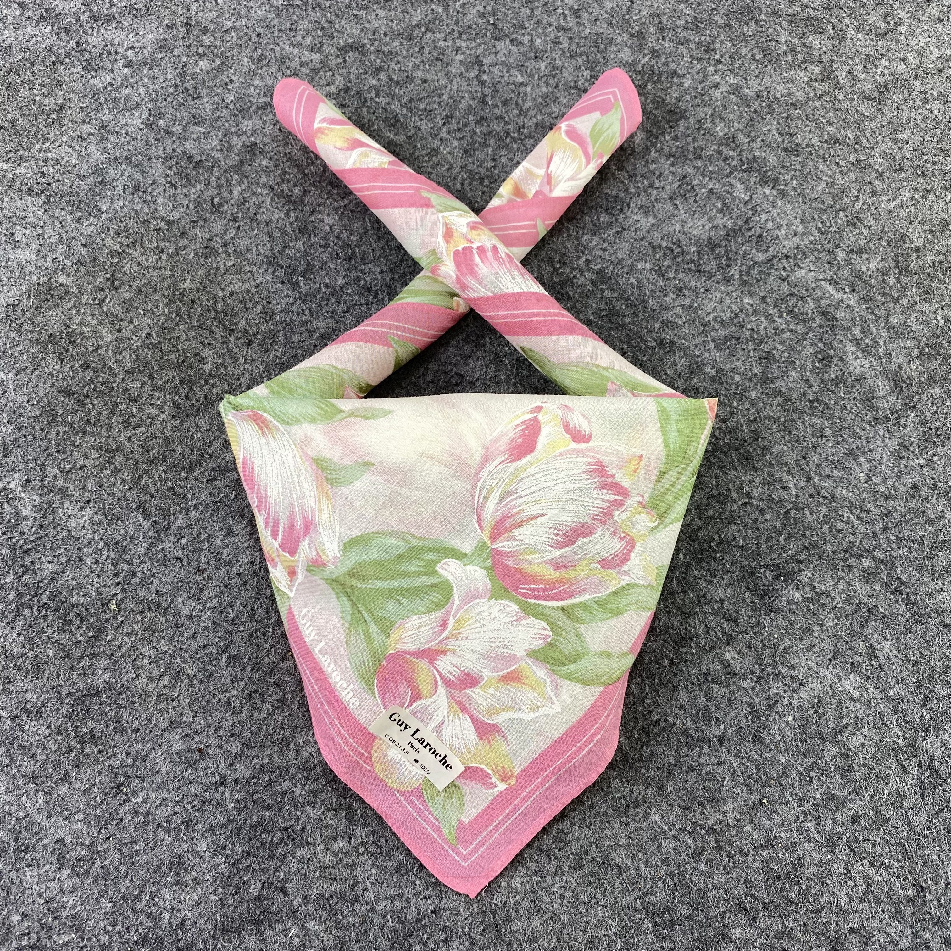 Guy Laroche Guy Laroche Handkerchief Neckerchief Bandana-B488 Size ONE SIZE - 2 Thumbnail