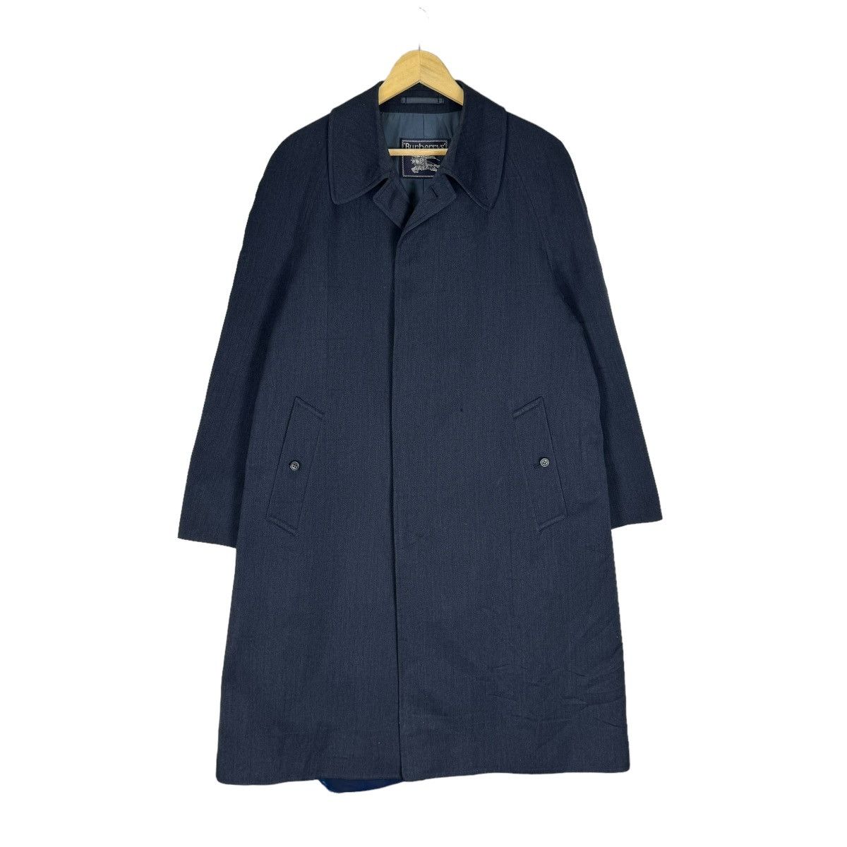Burberry ⚡️BURBERRY OVERCOAT LONG BUTTON JACKET Size US L / EU 52-54 / 3 - 1 Thumbnail