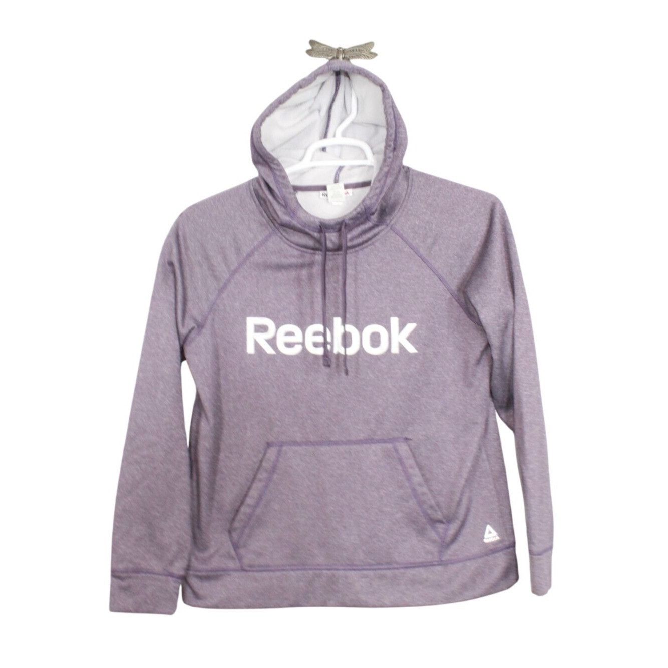 Reebok Reebok Purple Athleisure Hoodie Women’s Sweatshirt Size L Size L / US 10 / IT 46 - 1 Thumbnail