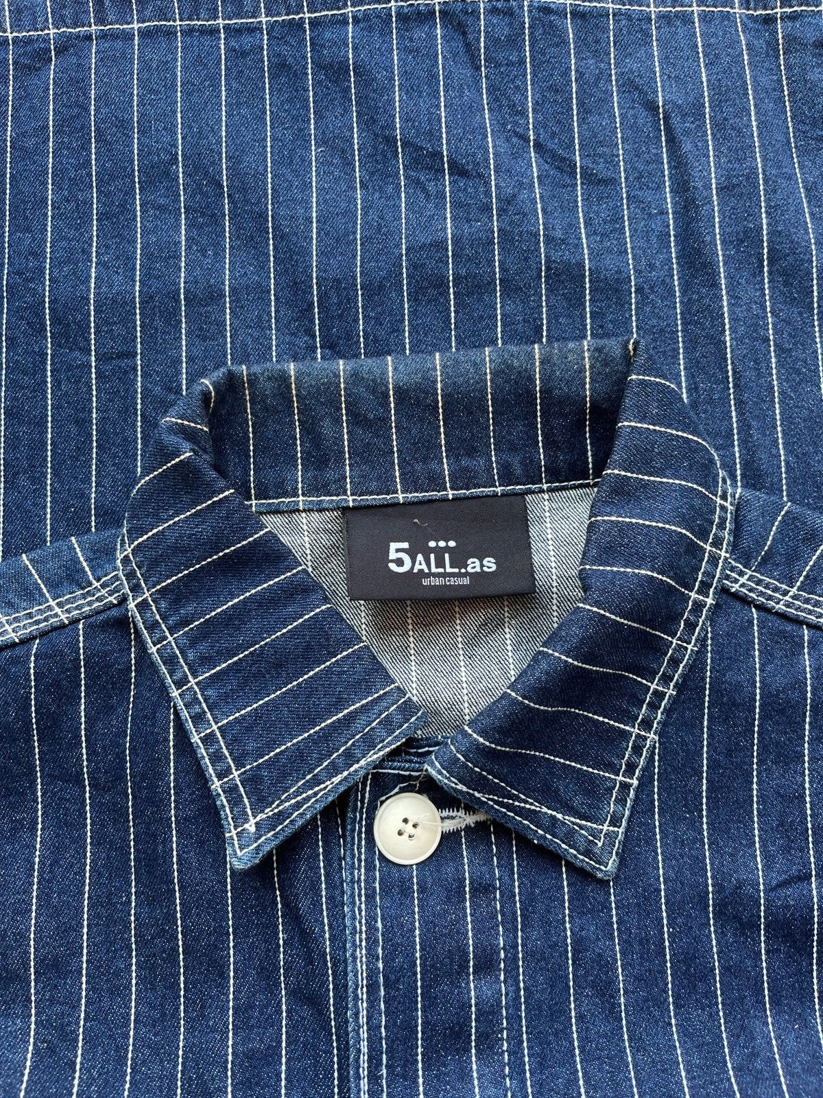 Japanese Brand Urban Casual Hickory Double Pocket WorkJacket Size US L / EU 52-54 / 3 - 3 Thumbnail
