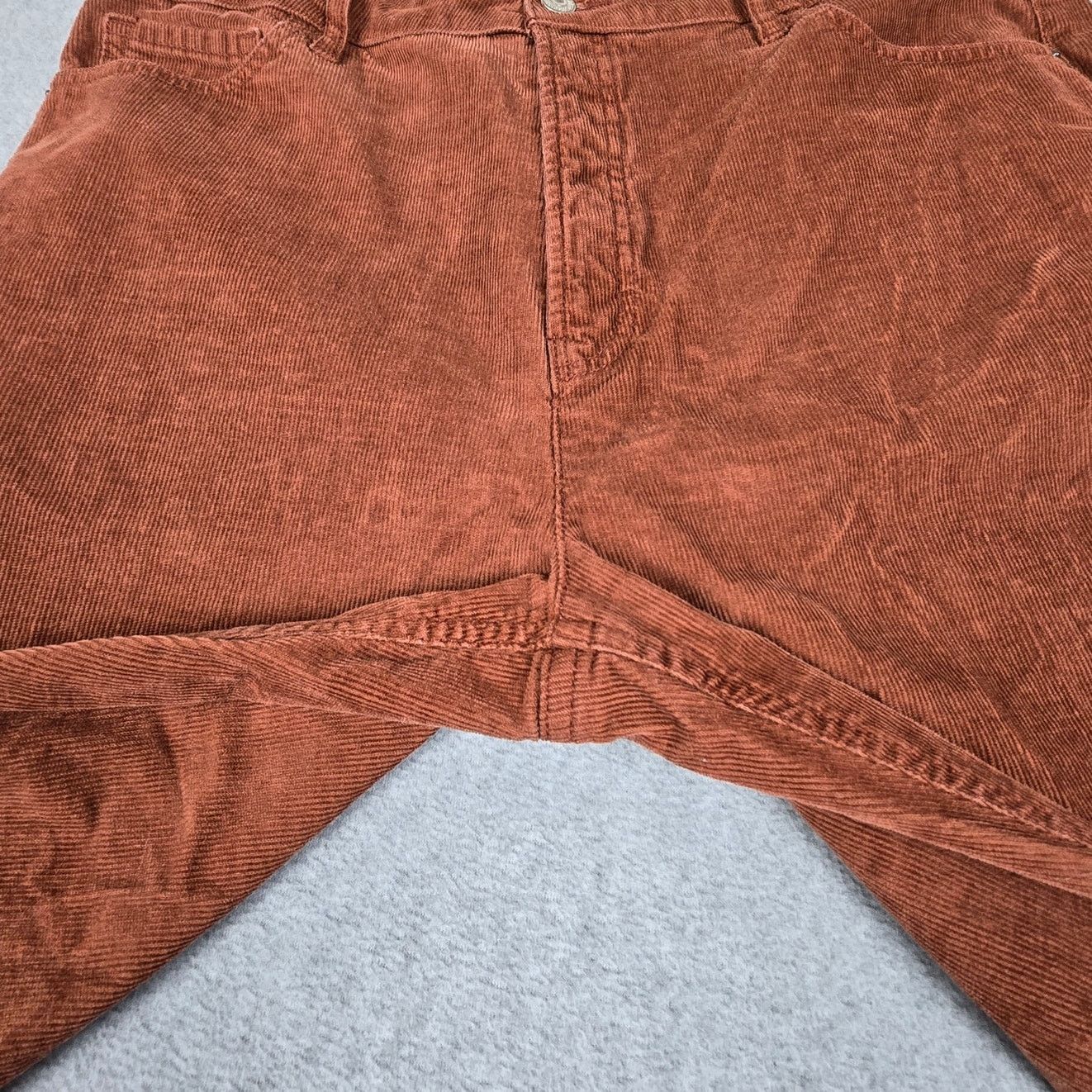 Old Navy Old Navy 14 Kicker Boot-Cut Corduroy Pants Rust Color Size 36" / US 14 / IT 50 - 4 Thumbnail