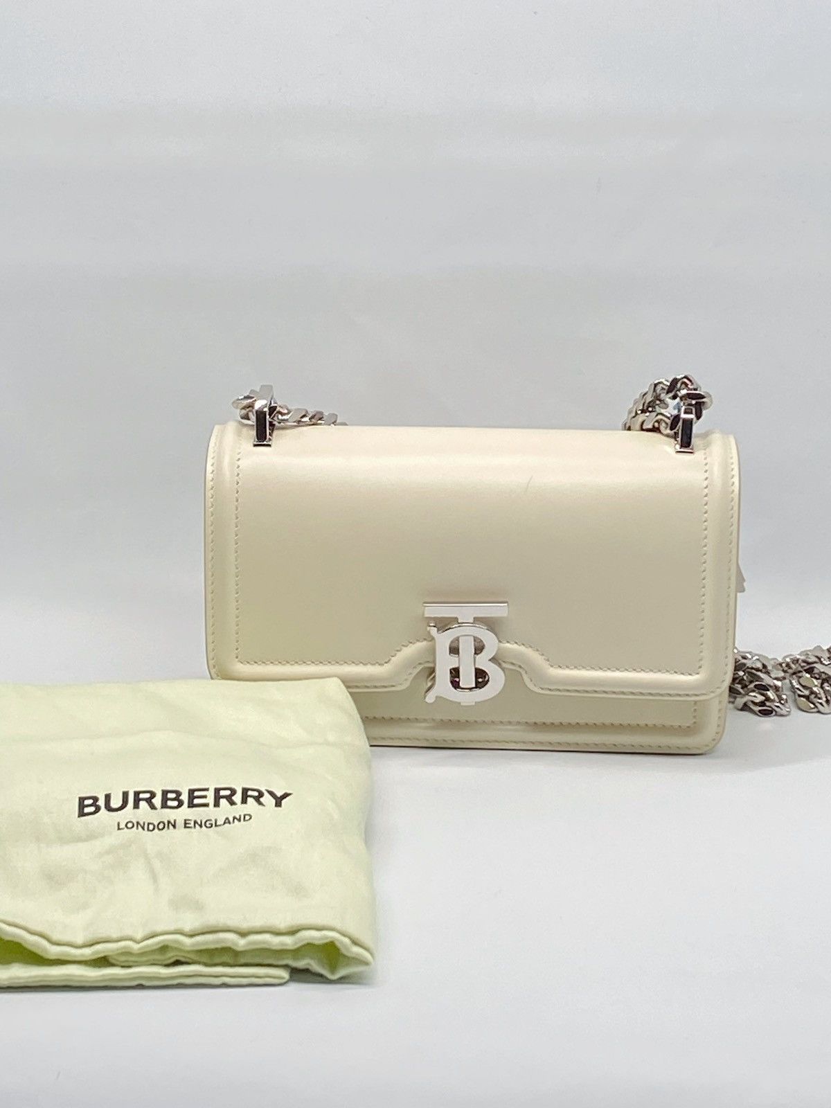 Burberry Burberry TB Elongated Mini Leather Shoulder Bag Size ONE SIZE - 2 Thumbnail