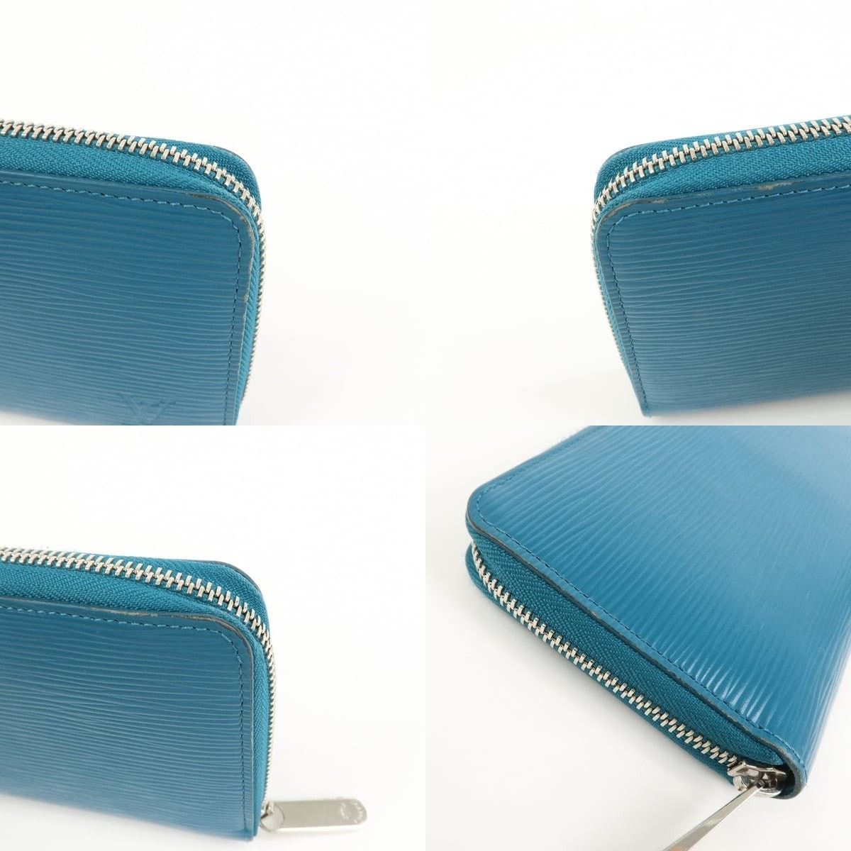 Louis Vuitton Louis Vuitton Epi Zippy Long Wallet Blue Size ONE SIZE - 5 Thumbnail